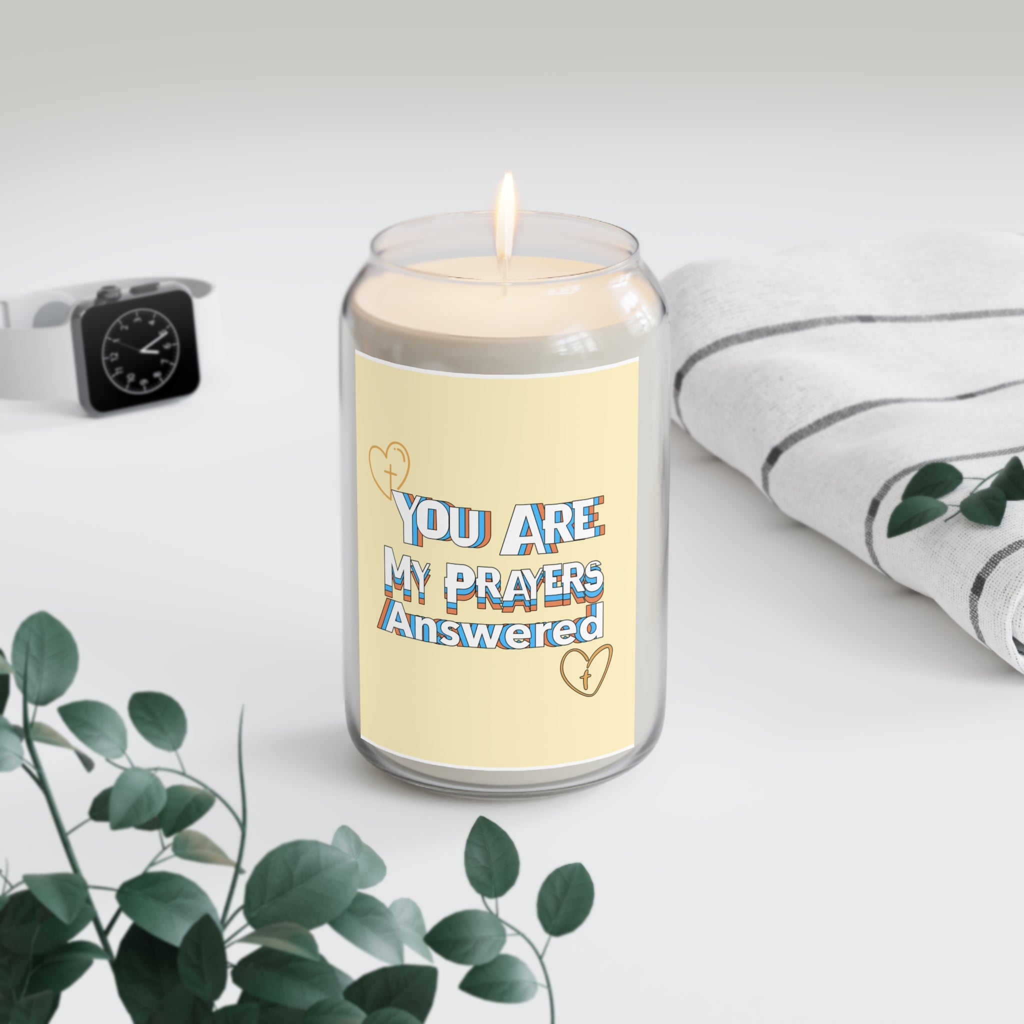You Are My Prayers Answered Scented Candle, Heartwarming Gift, Home Decor, Aromatherapy Candle, Relaxation, Self-Care, Gratitude
