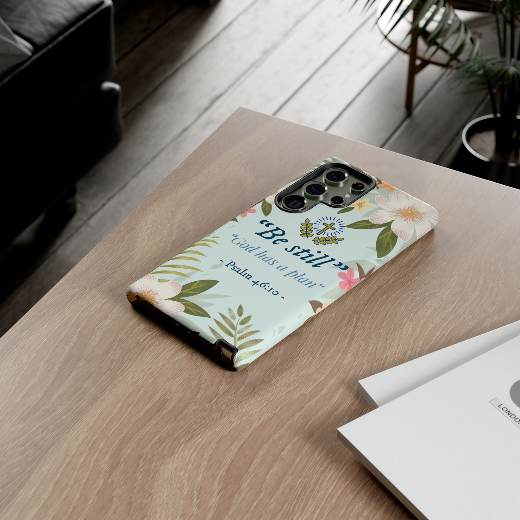 Floral Bible Verse Phone Case