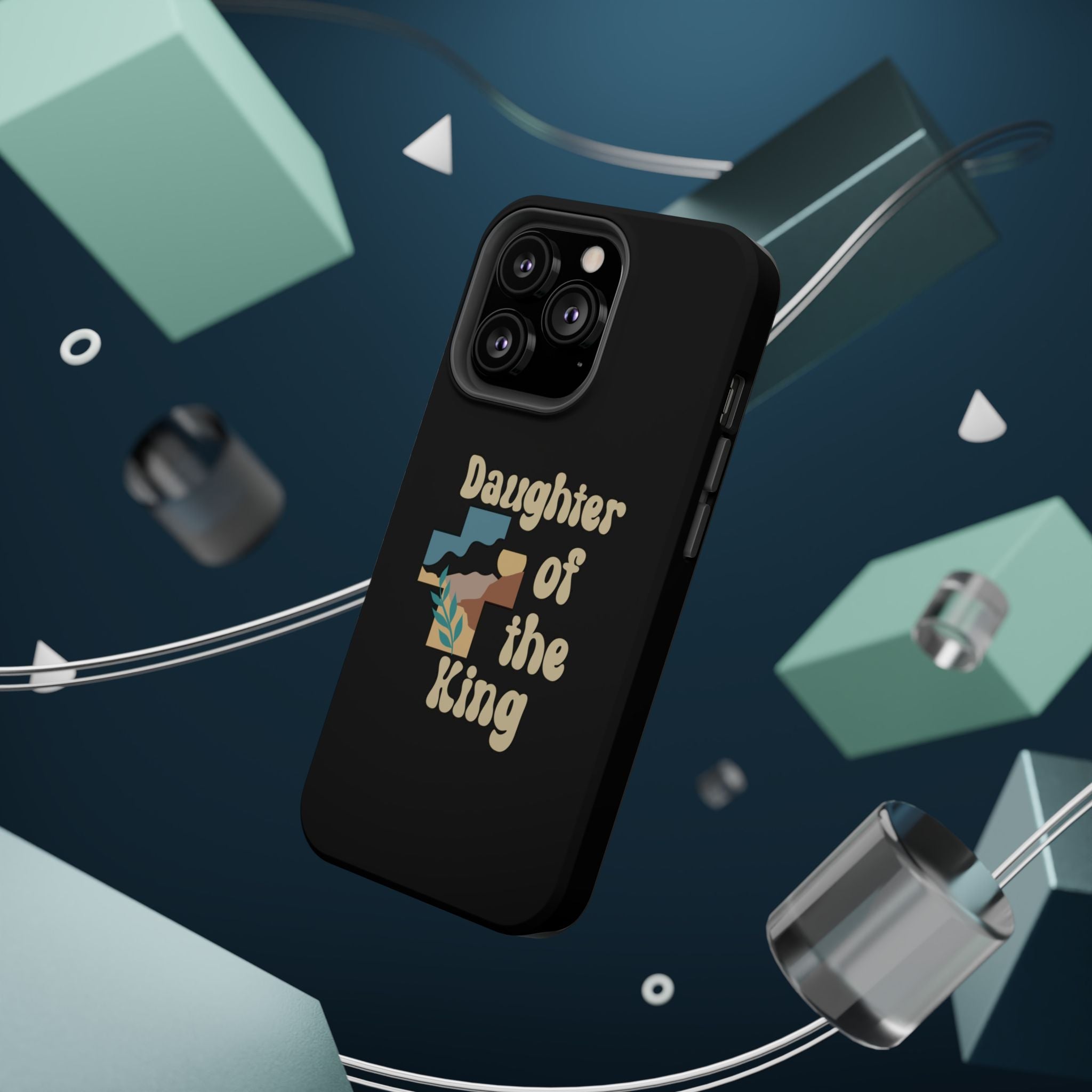 Daughter of the King - Magnetic Phone Case Christian theme - Perfect Gift for Friends, Unique Phone Accessories, Trendy Cases for Her, Personalized Mobile Covers, [...]