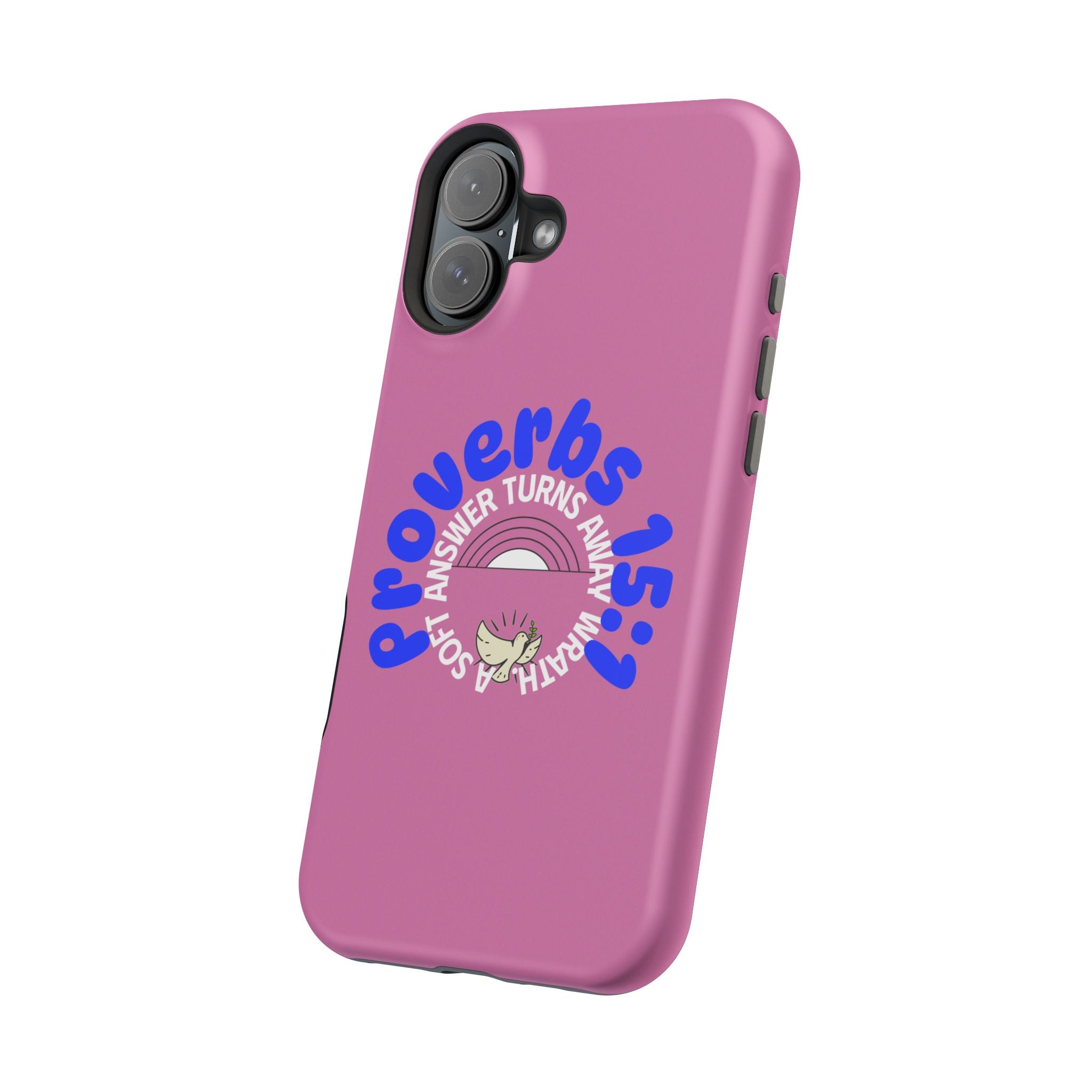 Stylish Magnetic Phone Case Proverbs verse Christian theme - Perfect Gift for Friends, Unique Phone Accessories, Trendy Cases for Her, Personalized Mobile Covers, [...]