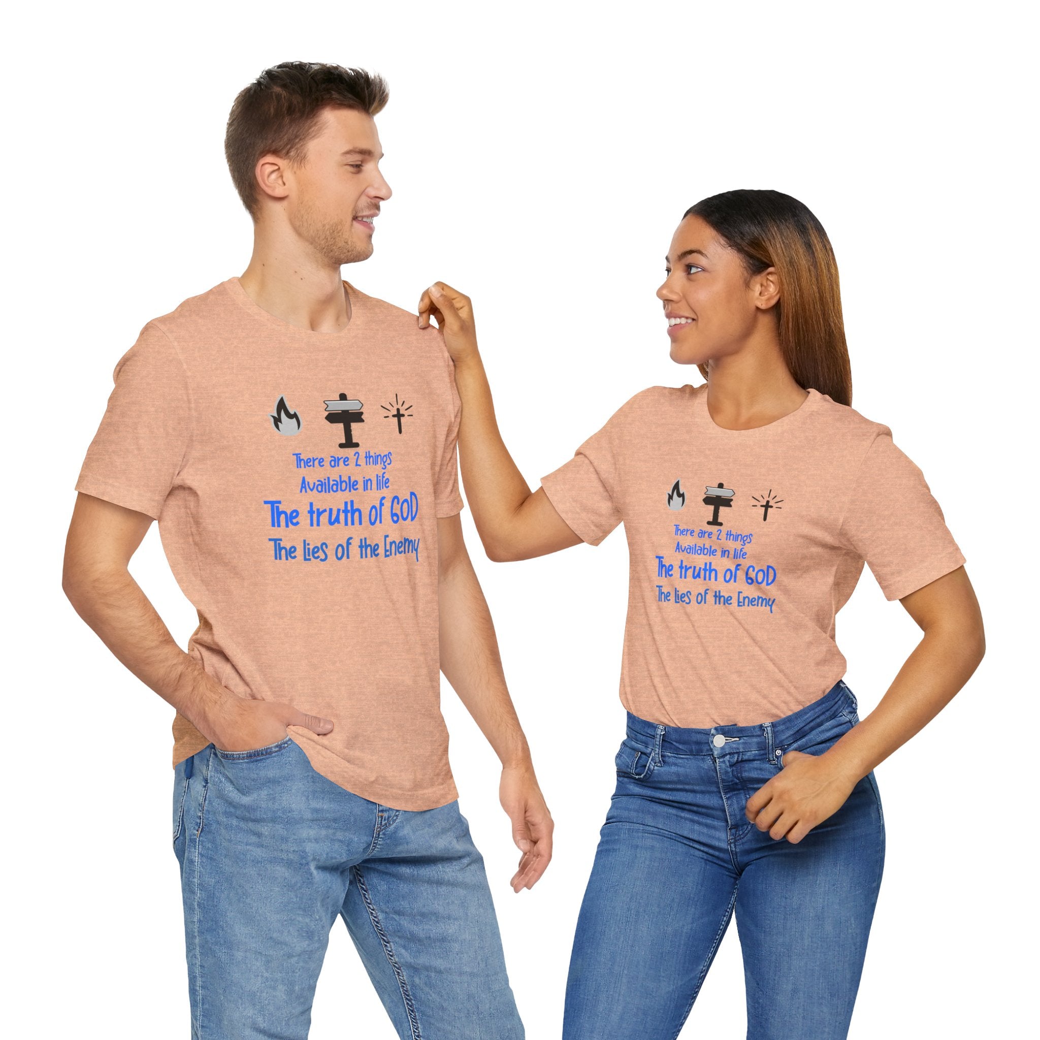 Christian. Unisex Tee unisex, Gospel Bible Verse Shirt, Family Spiritual Gift, Casual Wear, Perfect for Holidays or Family, Christian Attire