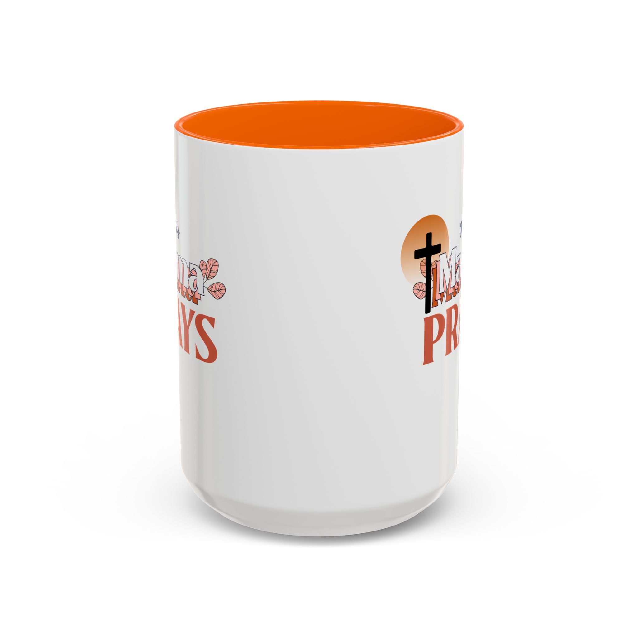Faith-Inspired Accent Coffee Mug - Meaningful Gift for Moms, Christian Decor, Daily Inspiration, Family Gatherings, Religious Occasions