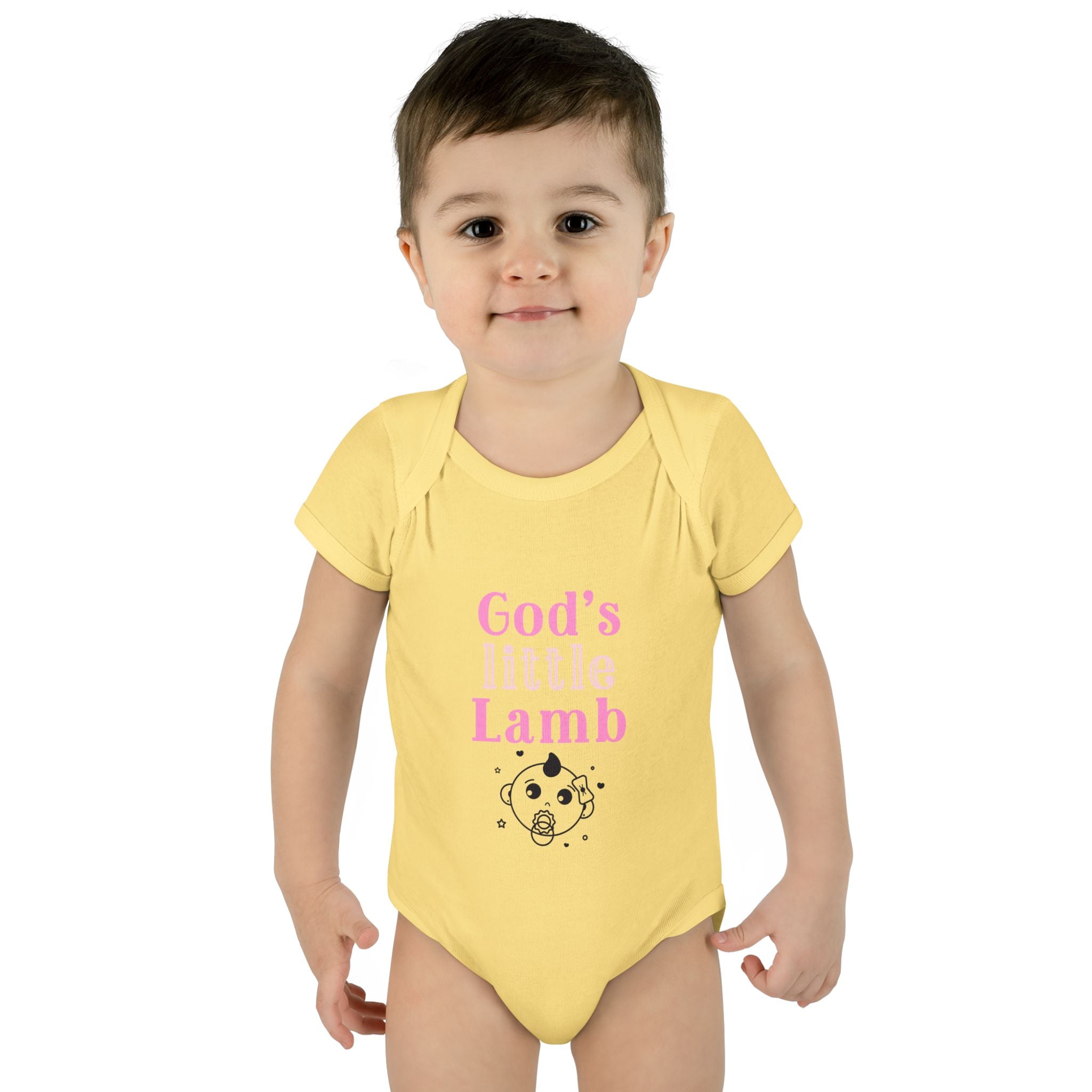 God's Little Lamb Infant Bodysuit, Cute Baby Outfit, Baby Shower Gift Girl, Newborn Clothes, Christian Baby Apparel