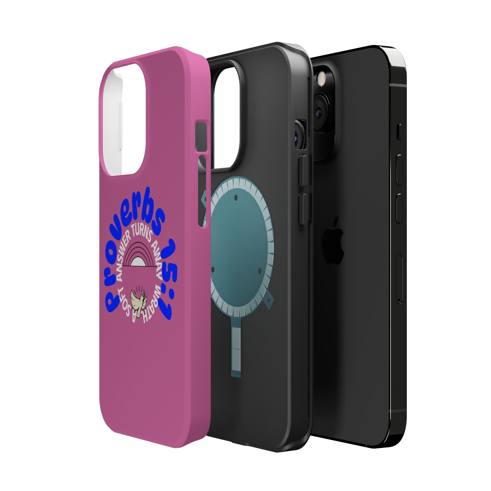 Stylish Magnetic Phone Case Proverbs verse Christian theme - Perfect Gift for Friends, Unique Phone Accessories, Trendy Cases for Her, Personalized Mobile Covers, [...]