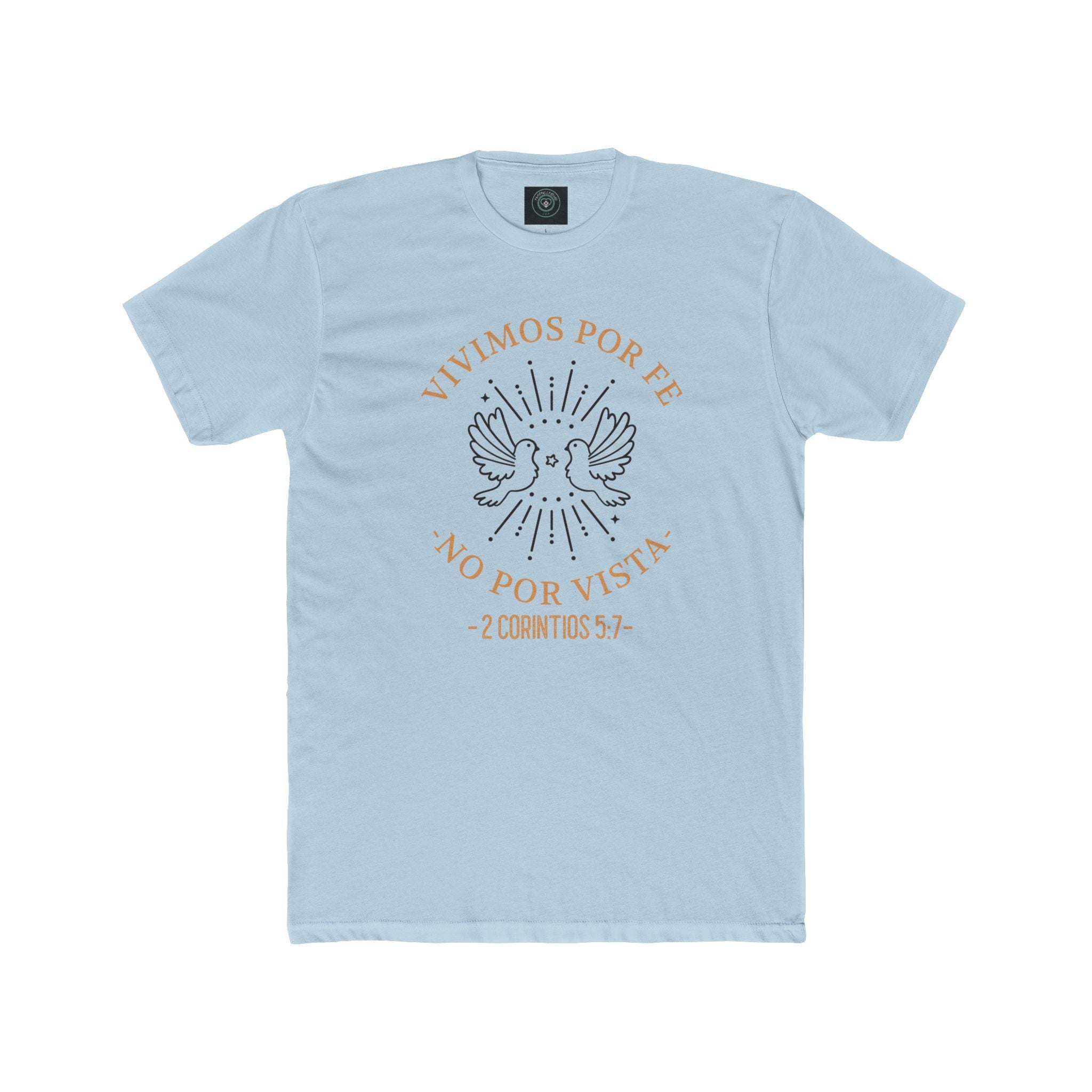 Spanish Faith Tee - Vivimos por Fe, not por Vista - Unisex Cotton Crew
