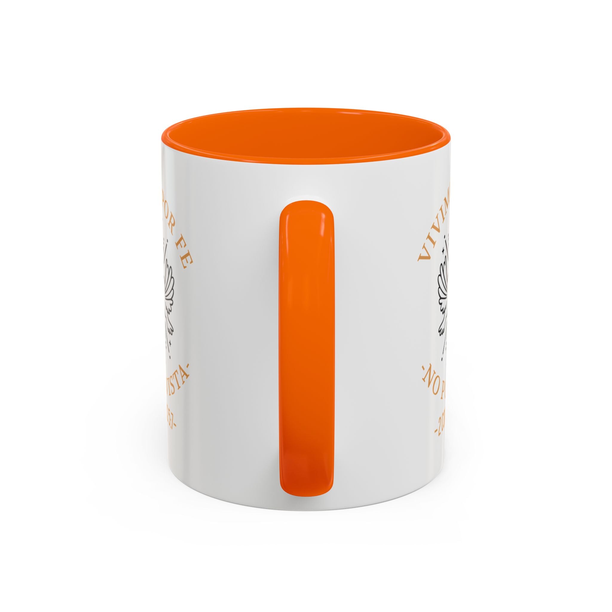 Coffee Mug Cristianos -  "Vivimos por Fe no por Vista" Taza de Cafe Fe Religiosa 11oz/15oz