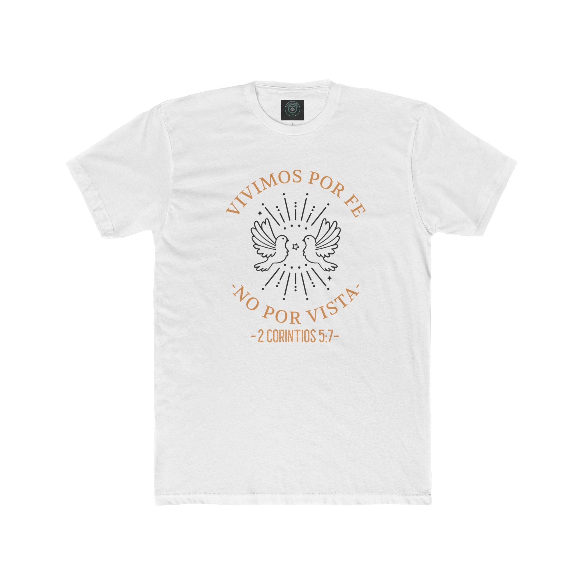 Spanish Faith Tee - Vivimos por Fe, not por Vista - Unisex Cotton Crew