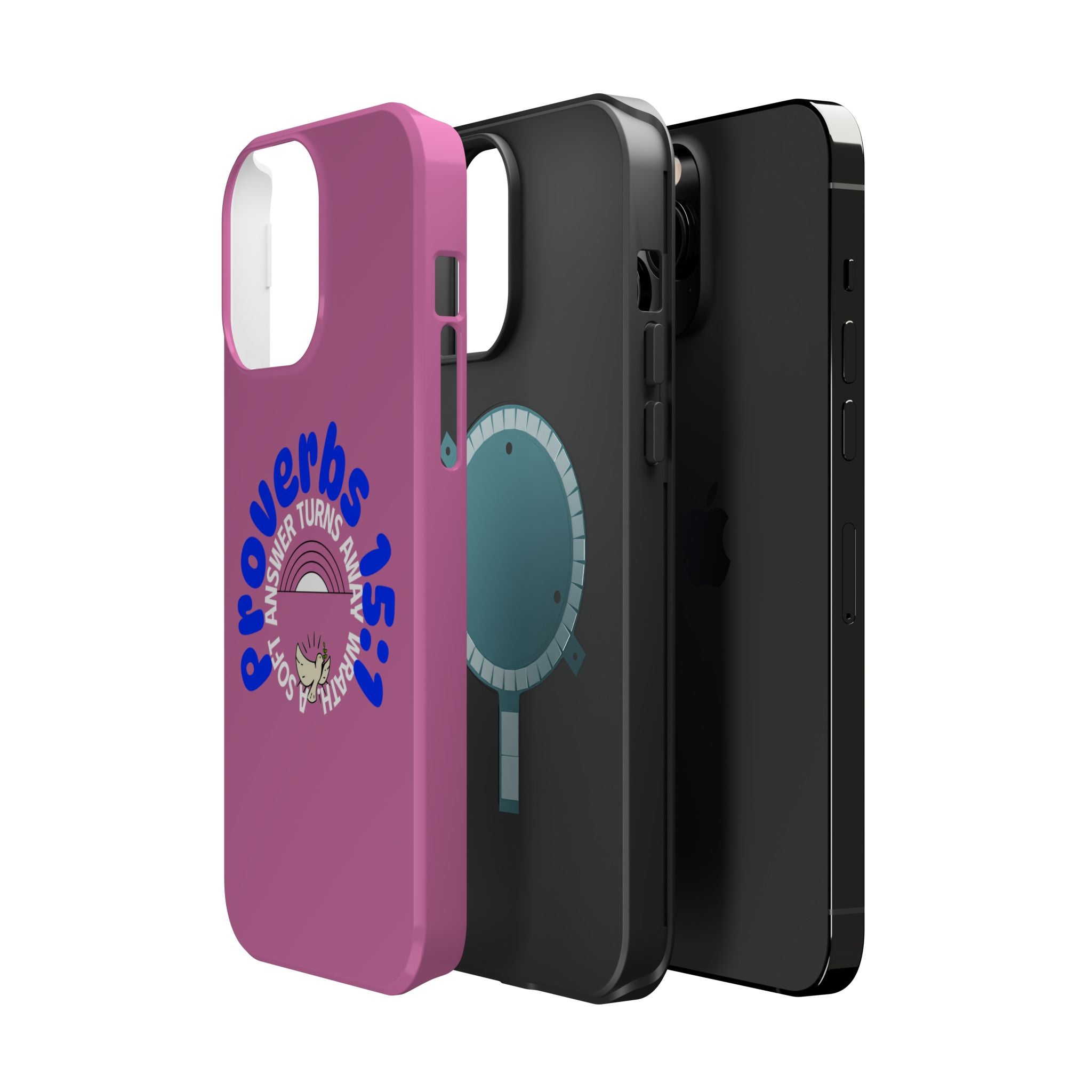 Stylish Magnetic Phone Case Proverbs verse Christian theme - Perfect Gift for Friends, Unique Phone Accessories, Trendy Cases for Her, Personalized Mobile Covers, [...]