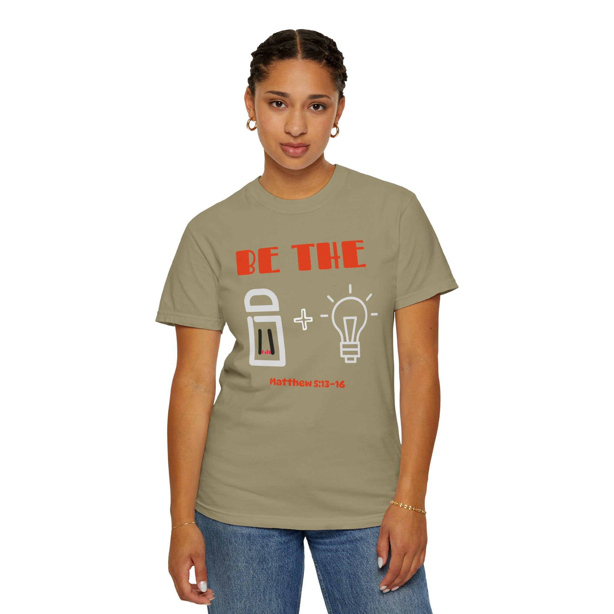 Salt and Light Unisex Tee - Matthew 5:13–16 Bible Verse Shirt. Ideal fro Gifts, Church, Bible Study, Couples.