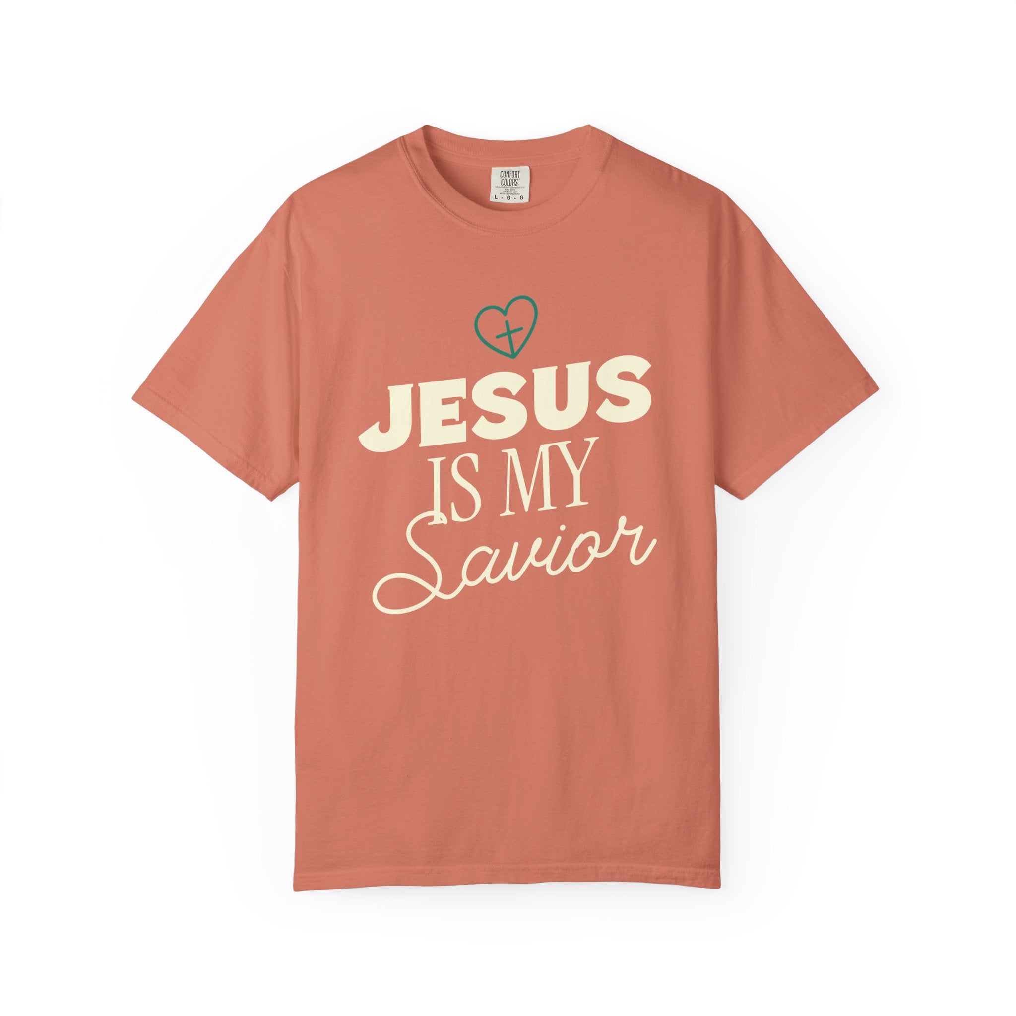 “Jesus Is My Savior” Tee - Unisex comfort t-shirt - Perfect for gifts, church, couples, birthday party.