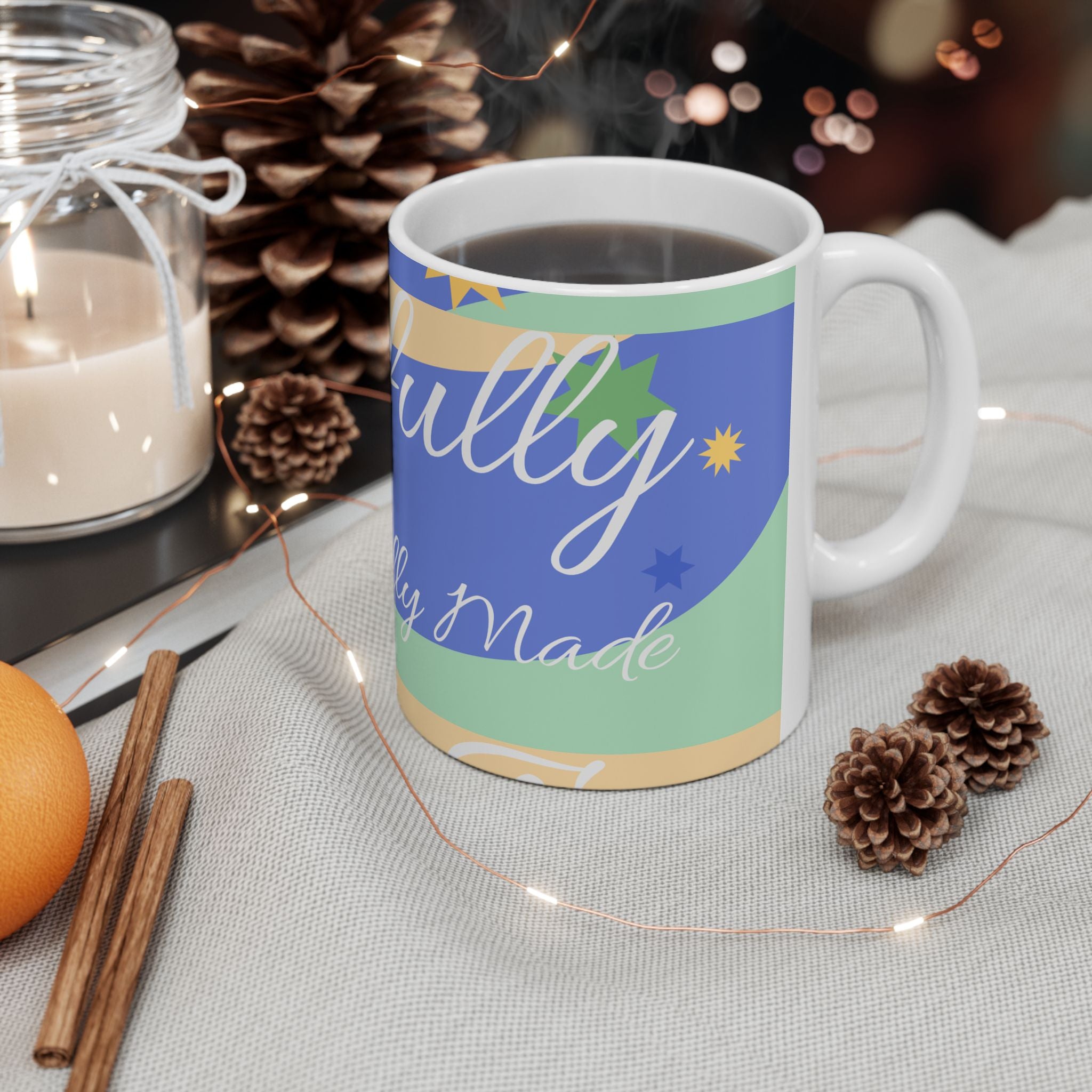 Mug Fearfully and Wonderfully Made Psalm 139:14. Inspirational Ceramic Mug for Coffee Lovers, Christian Gifts, Religious Mug,
