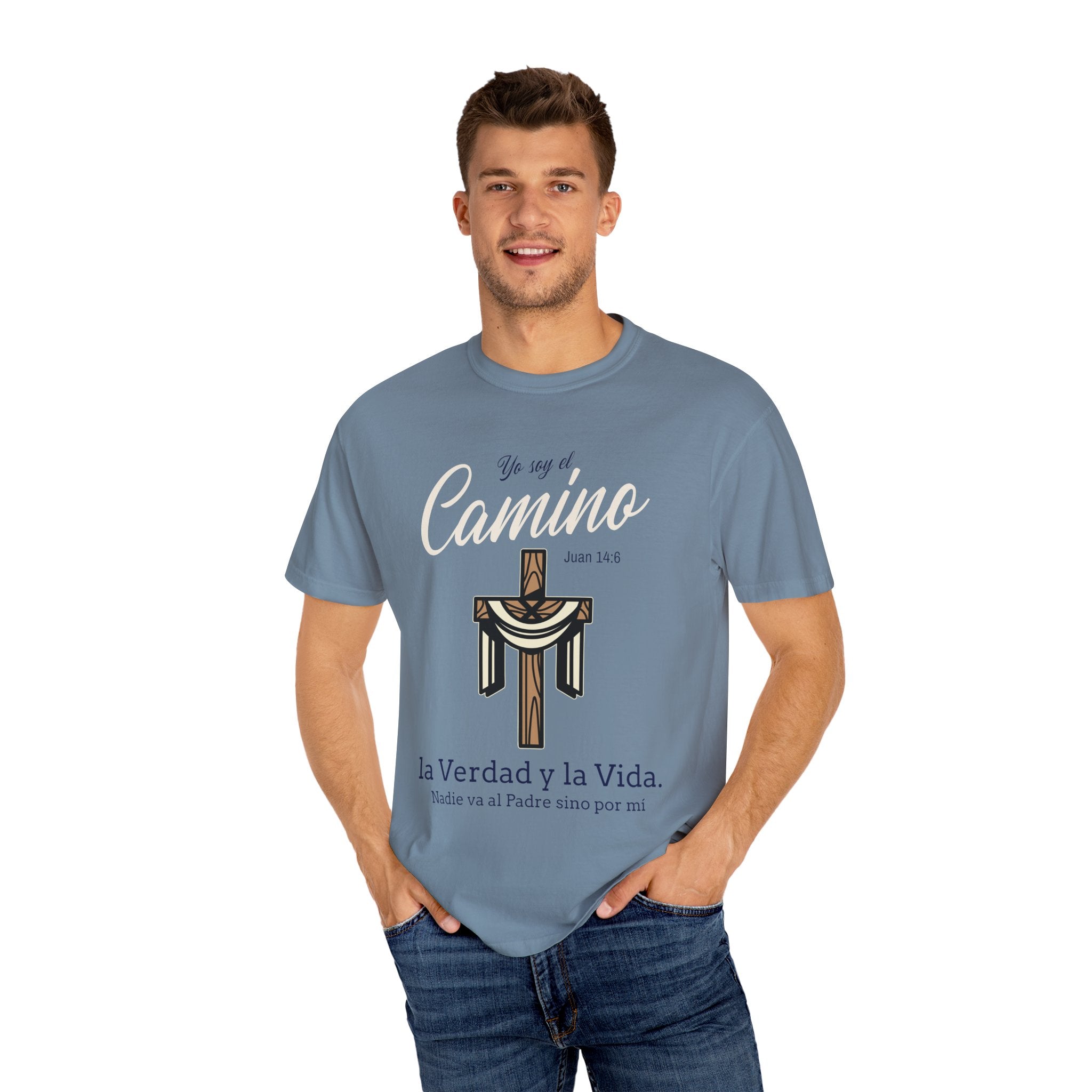 Unisex T-shirt Spanish Religious Quote Juan 14:6 - Yo soy el Camino Y La Verda.