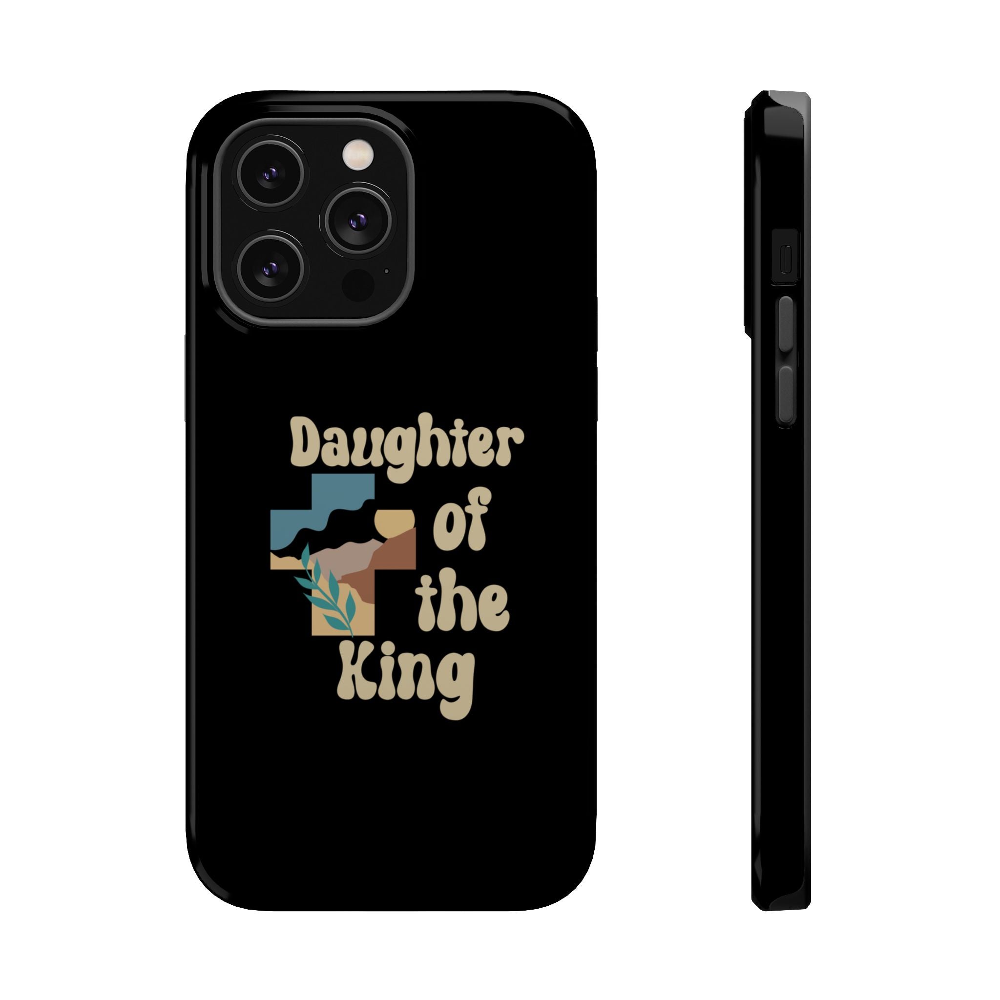 Daughter of the King - Magnetic Phone Case Christian theme - Perfect Gift for Friends, Unique Phone Accessories, Trendy Cases for Her, Personalized Mobile Covers, [...]