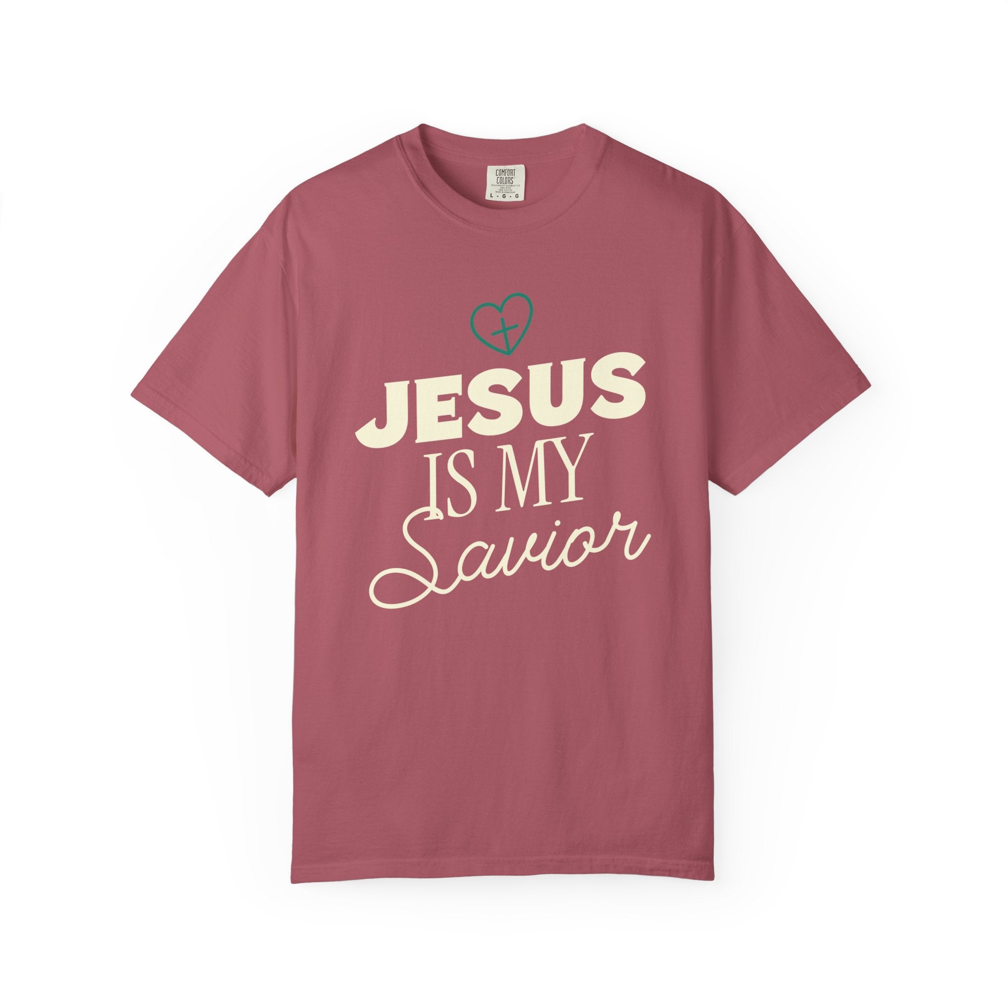 “Jesus Is My Savior” Tee - Unisex comfort t-shirt - Perfect for gifts, church, couples, birthday party.