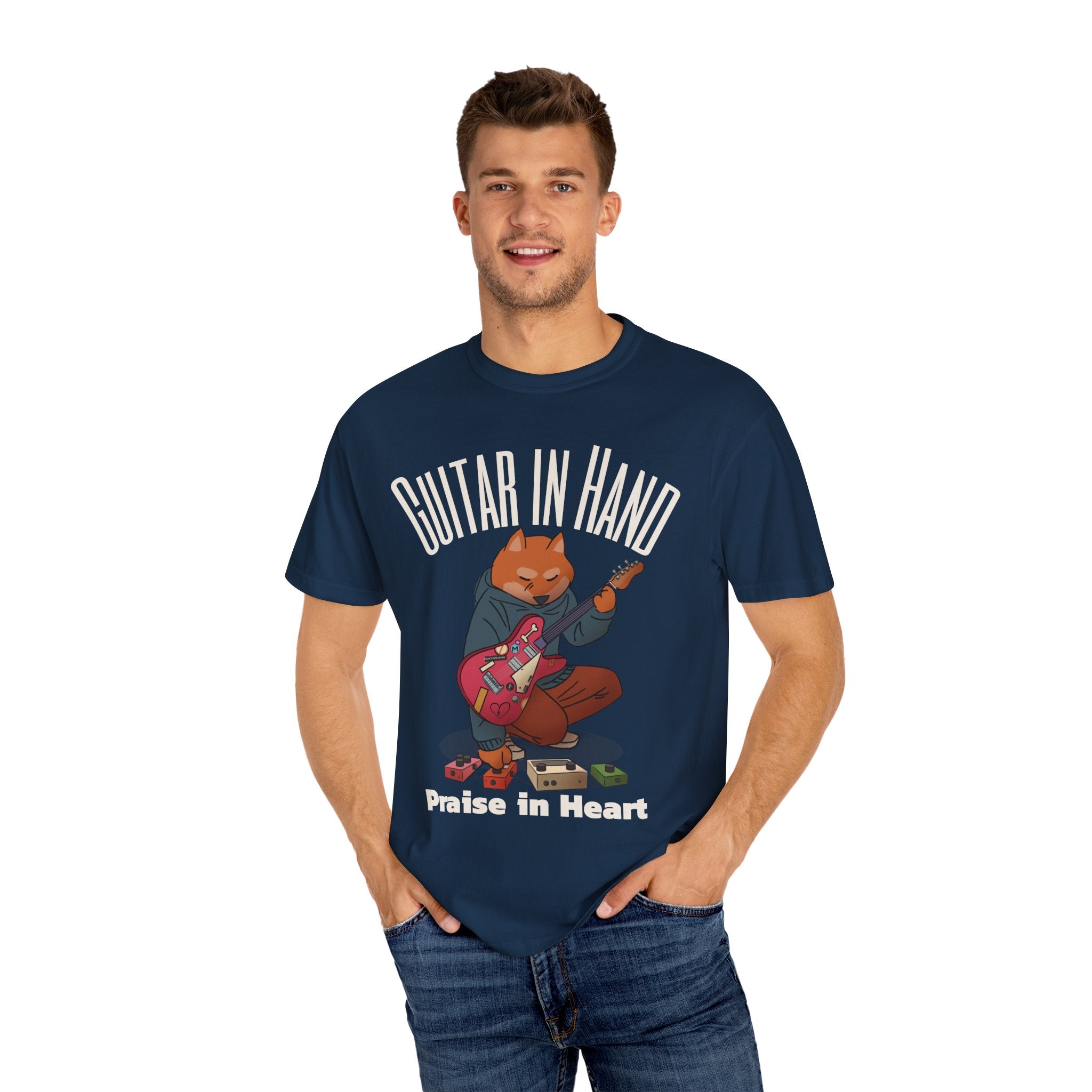Guitar players Faith-Unisex Tee unisex, Guitar music, church and worship Spiritual Gift, Casual Wear, perfect for musician Christian Attire