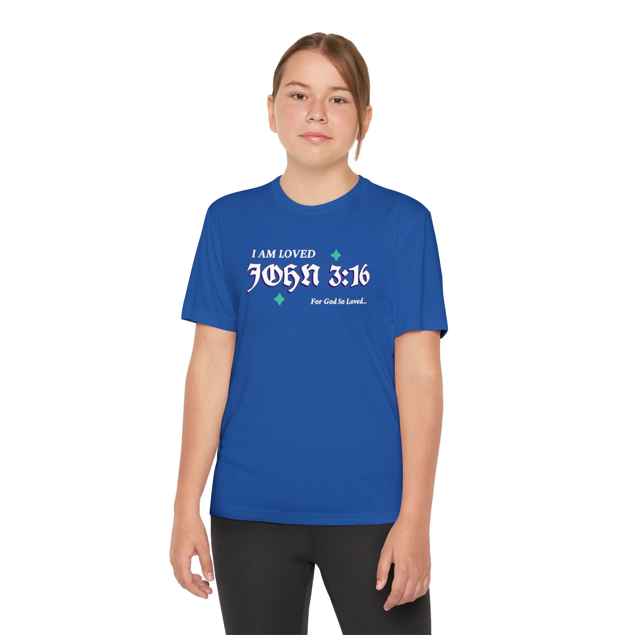 Youth Tee John 3:16 for Boys or Girls - Perfect for Youth Groups and Family