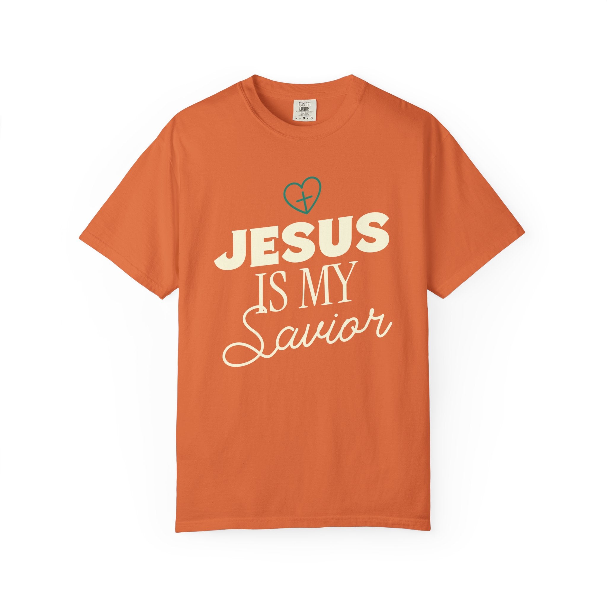 “Jesus Is My Savior” Tee - Unisex comfort t-shirt - Perfect for gifts, church, couples, birthday party.