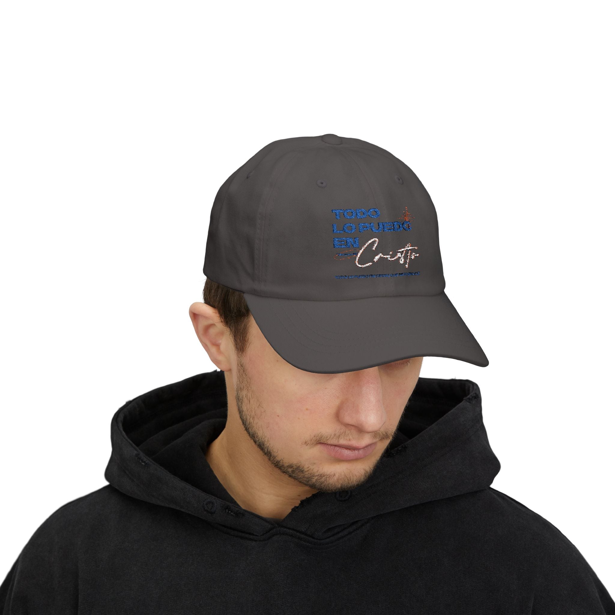 Dad Cap - Todo lo Puedo en Cristo | Cap - Hat in Spanish | Gift for Dads, brothers, friends | Vintage Style Hat | Birthday Gift
