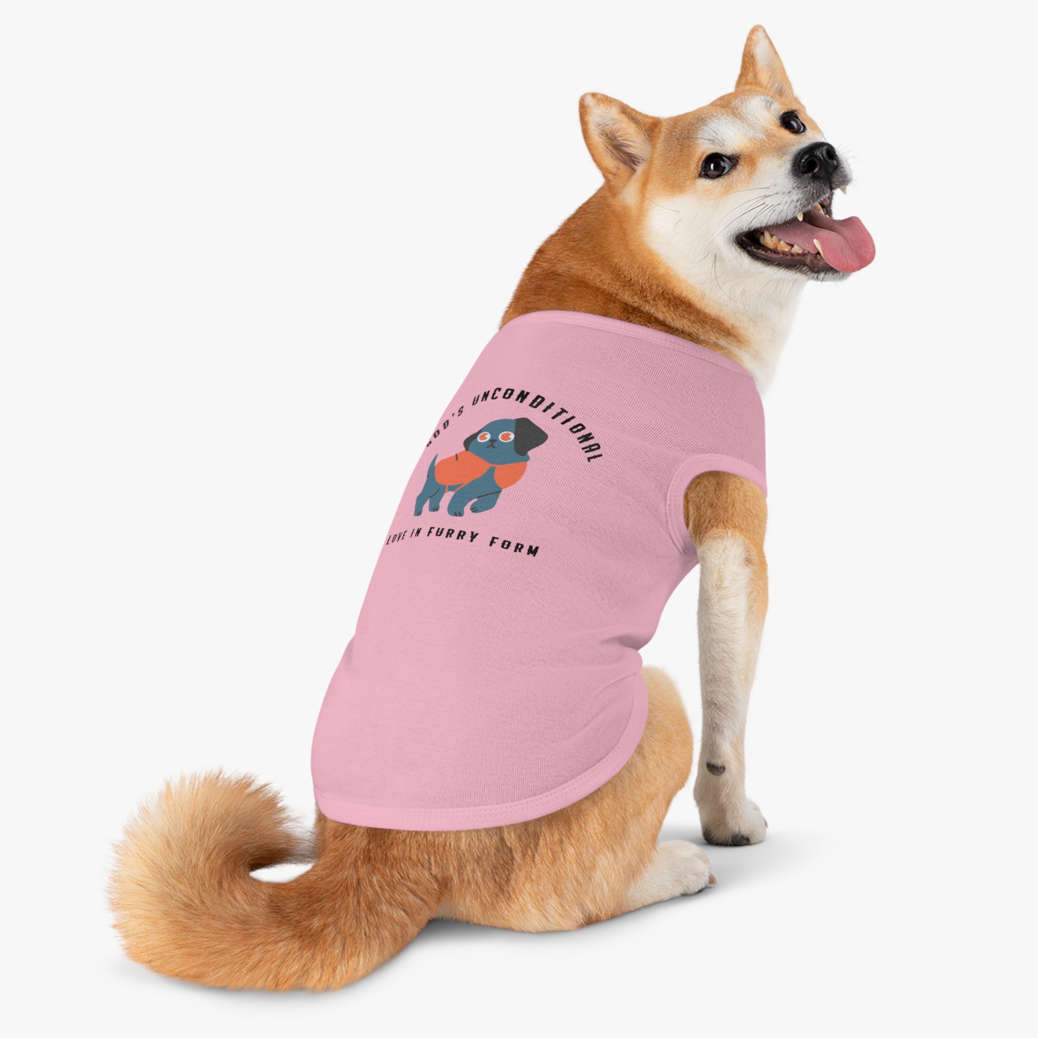 Stylish Pet Tank Top | God's Unconditional Love in Furry Form | Cute Dog Apparel for Any Occasion, Dog Lovers, Gift for Pet Owners, [Personalization Available]
