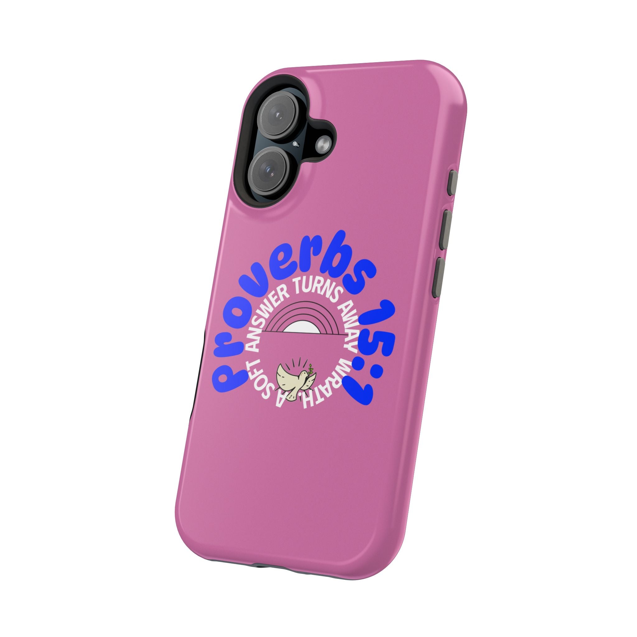 Stylish Magnetic Phone Case Proverbs verse Christian theme - Perfect Gift for Friends, Unique Phone Accessories, Trendy Cases for Her, Personalized Mobile Covers, [...]