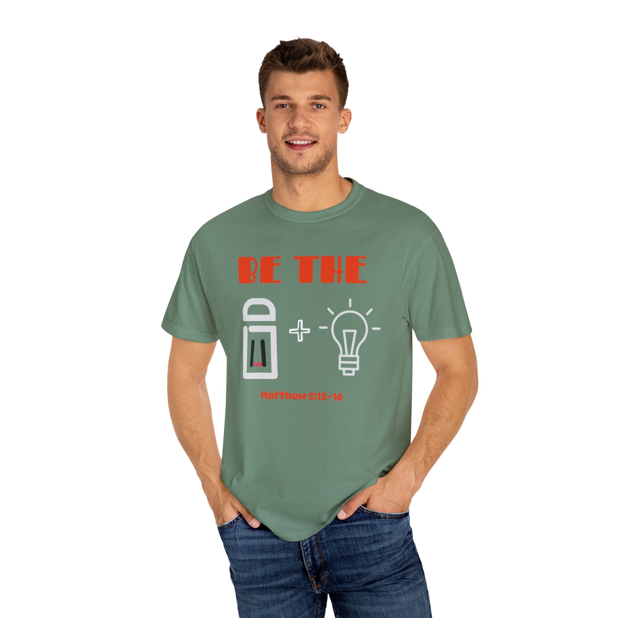 Salt and Light Unisex Tee - Matthew 5:13–16 Bible Verse Shirt. Ideal fro Gifts, Church, Bible Study, Couples.