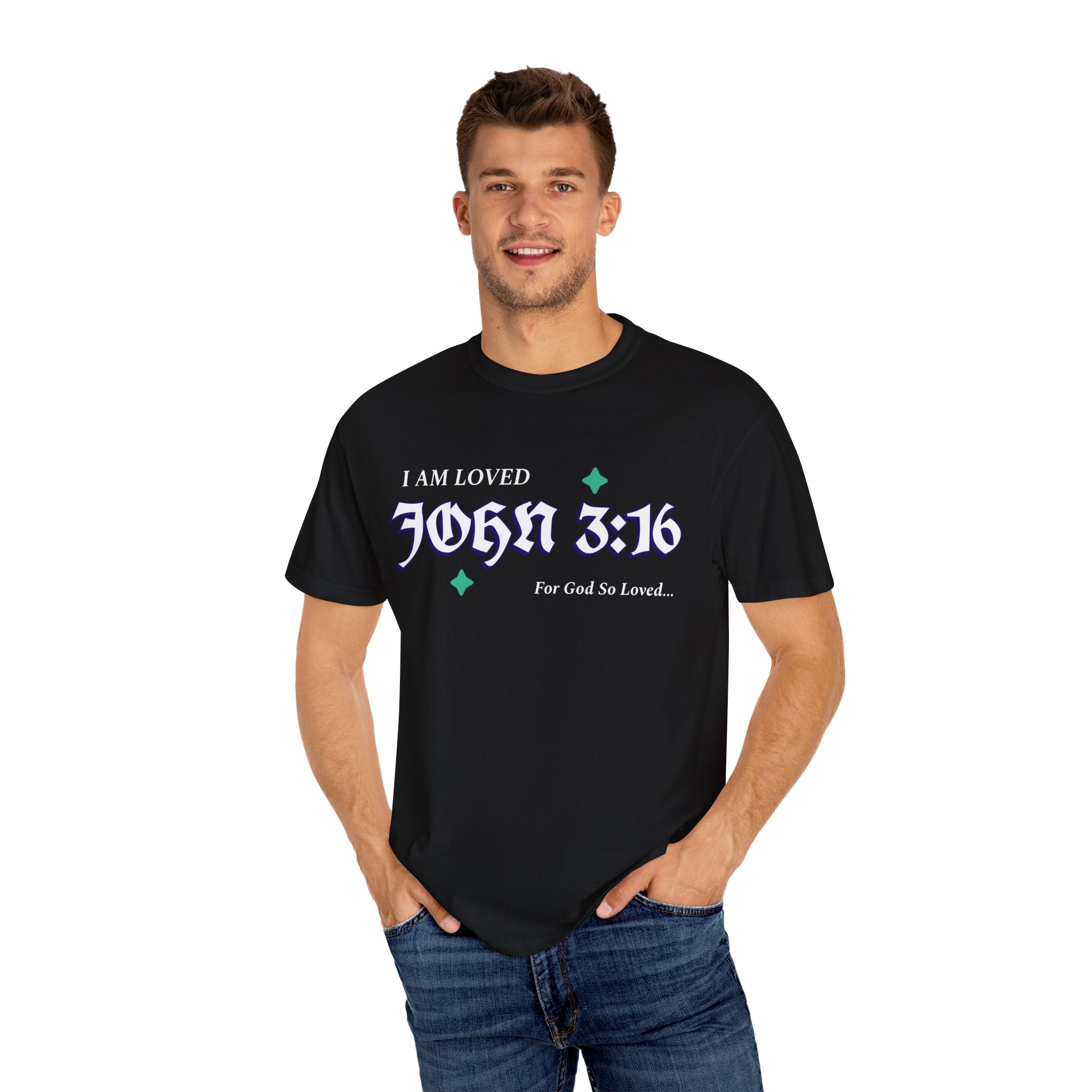 John 3:16 Bible Verse T-Shirt | Religious Faith Tee for Men & Women | Christian Gift