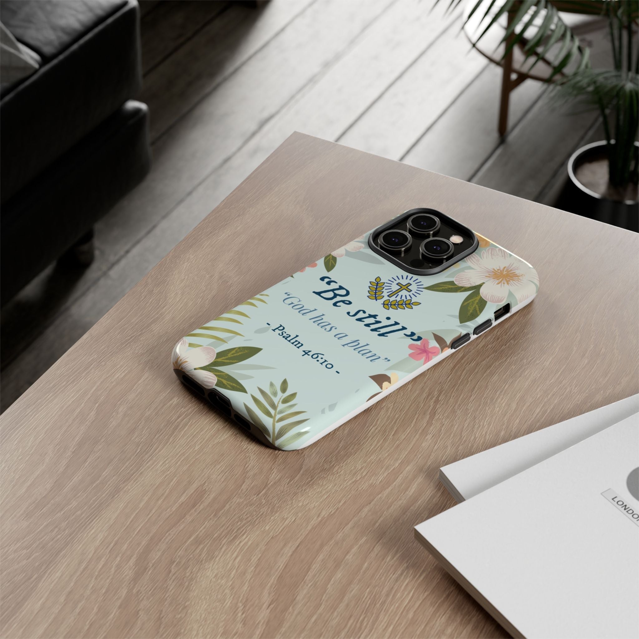 Floral Bible Verse Phone Case