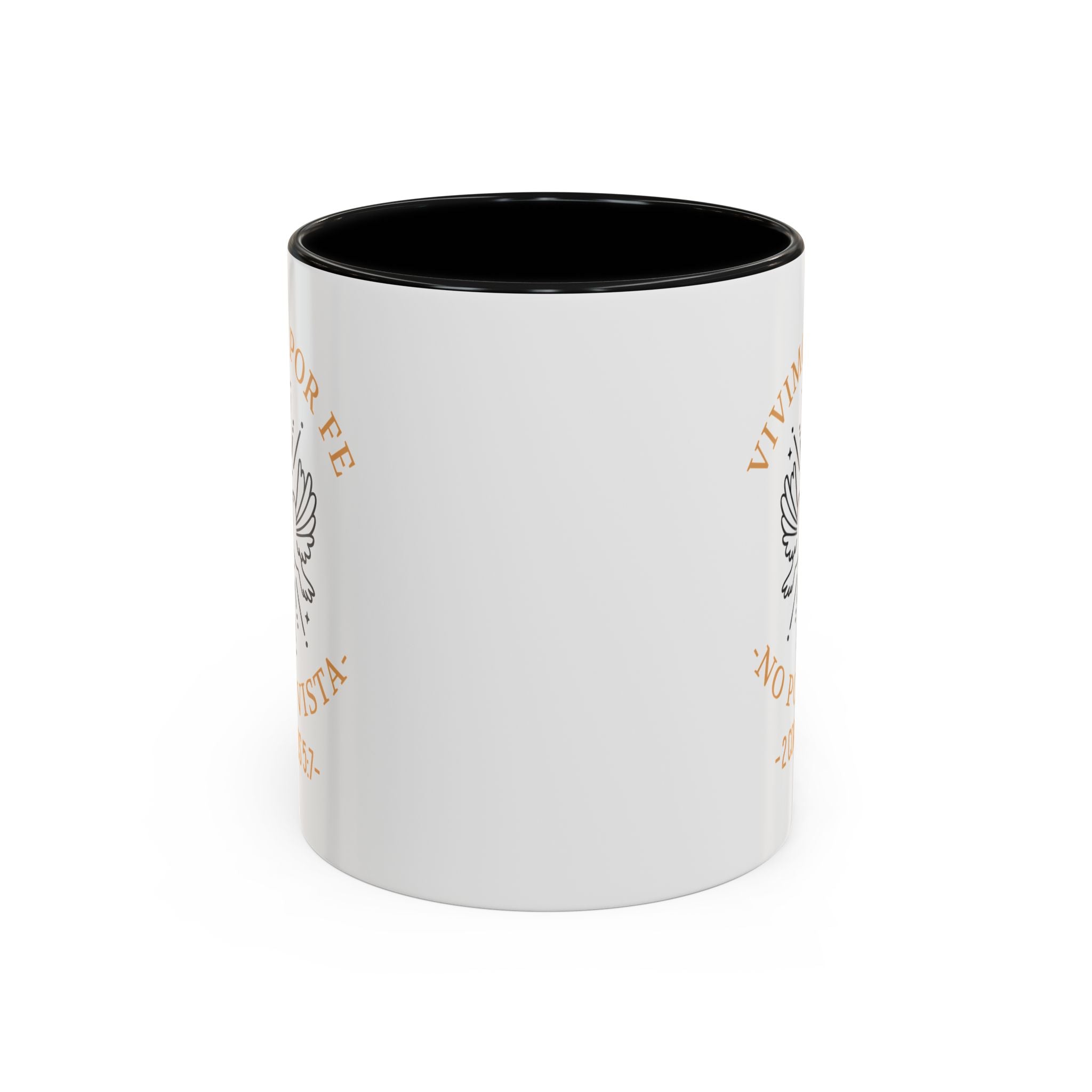 Coffee Mug Cristianos -  "Vivimos por Fe no por Vista" Taza de Cafe Fe Religiosa 11oz/15oz