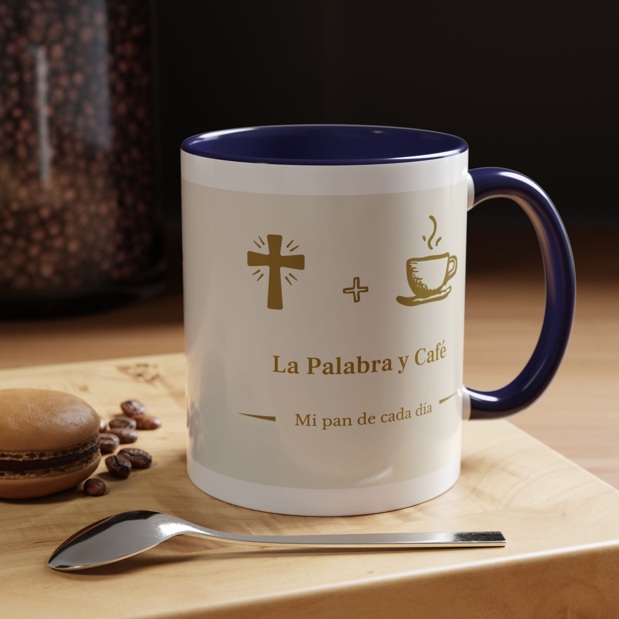 Faith-Inspired Coffee Mug - Mañana con Jesus y Cafe!