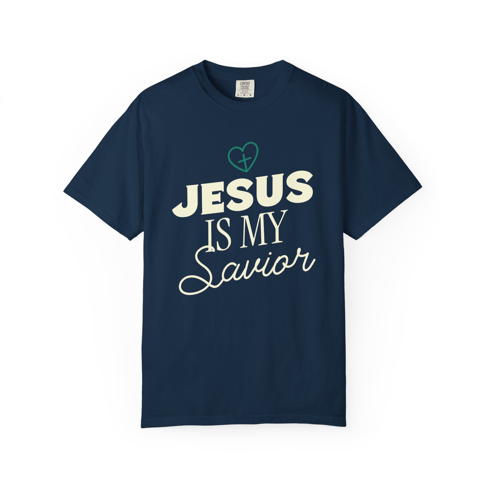 “Jesus Is My Savior” Tee - Unisex comfort t-shirt - Perfect for gifts, church, couples, birthday party.