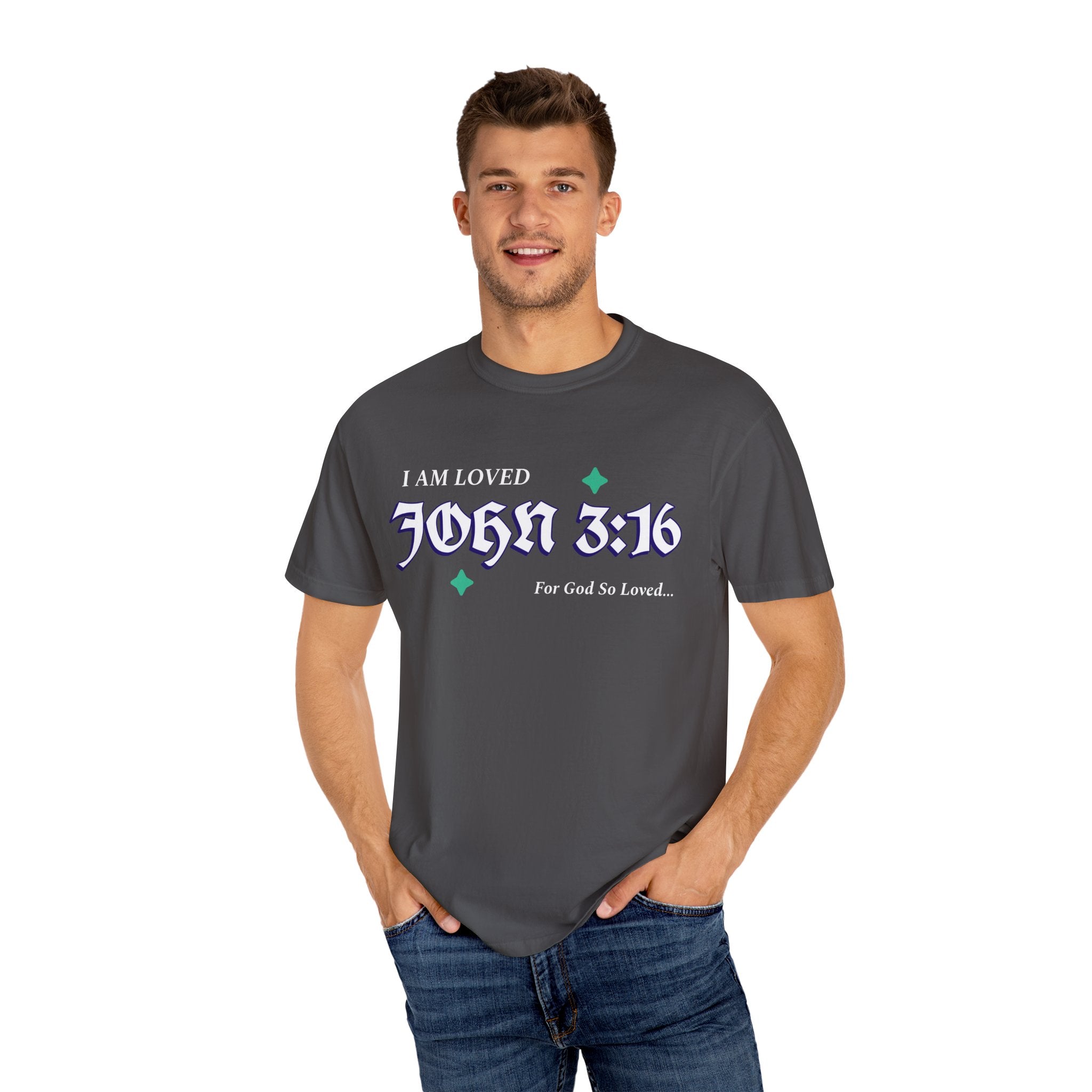 John 3:16 Bible Verse T-Shirt | Religious Faith Tee for Men & Women | Christian Gift