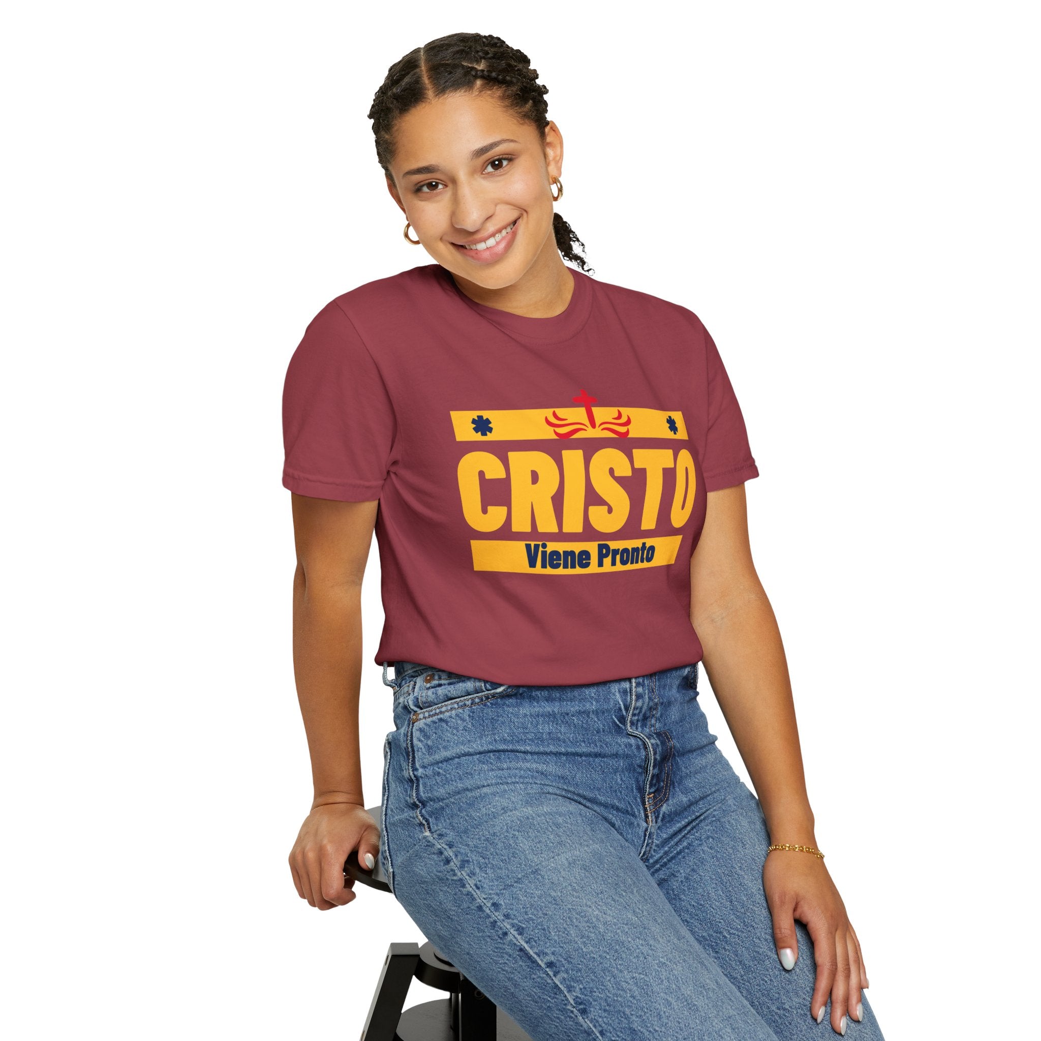 Cristo Viene Pronto Español Faith-Unisex Tee unisex, Family Spiritual Gift, Casual Wear, Perfect for couples or Family Para Hombre y Mujer, Christian Attire