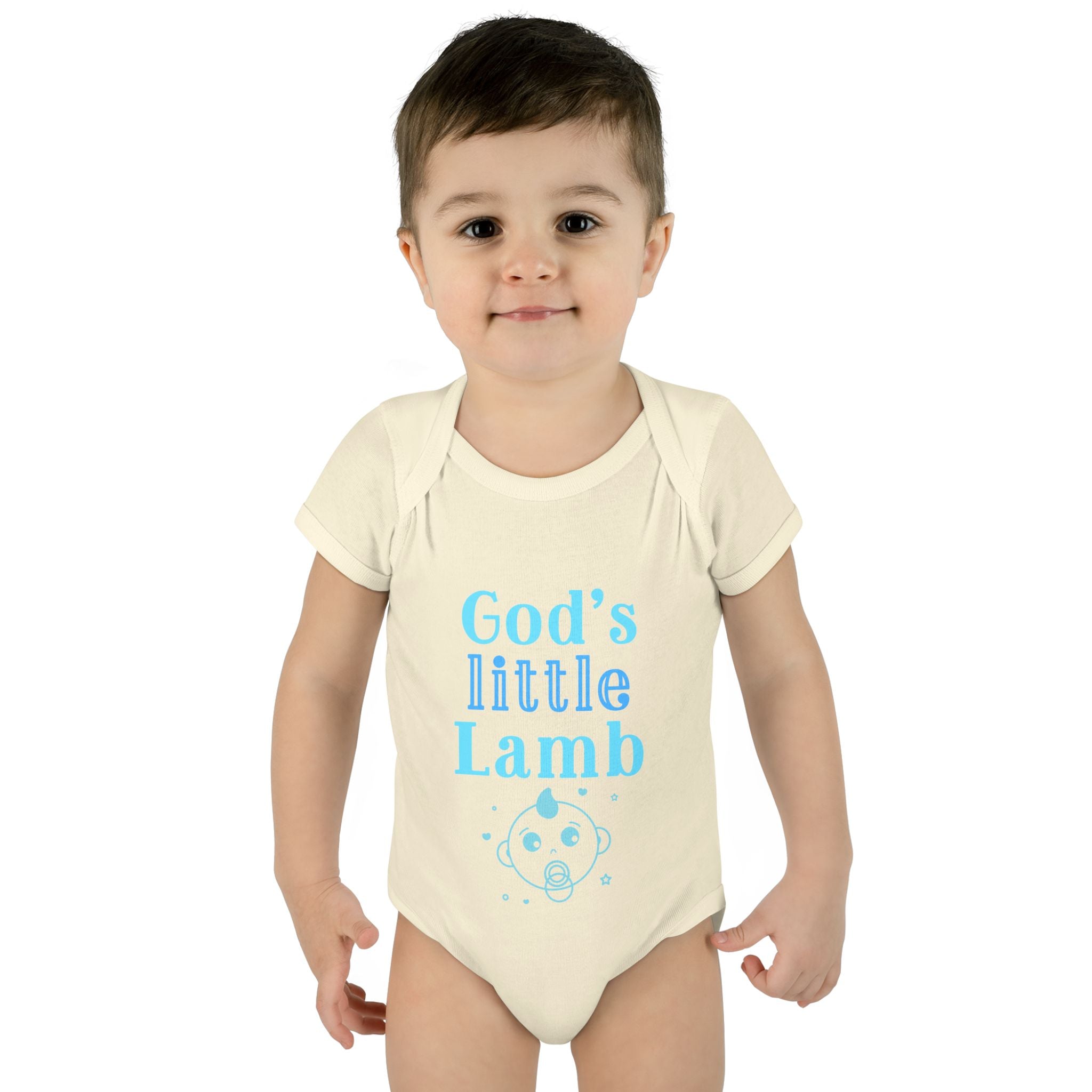 God's Little Lamb Infant Bodysuit, Cute Baby Outfit, Baby Shower Gift, Newborn Clothes, Christian Baby Apparel