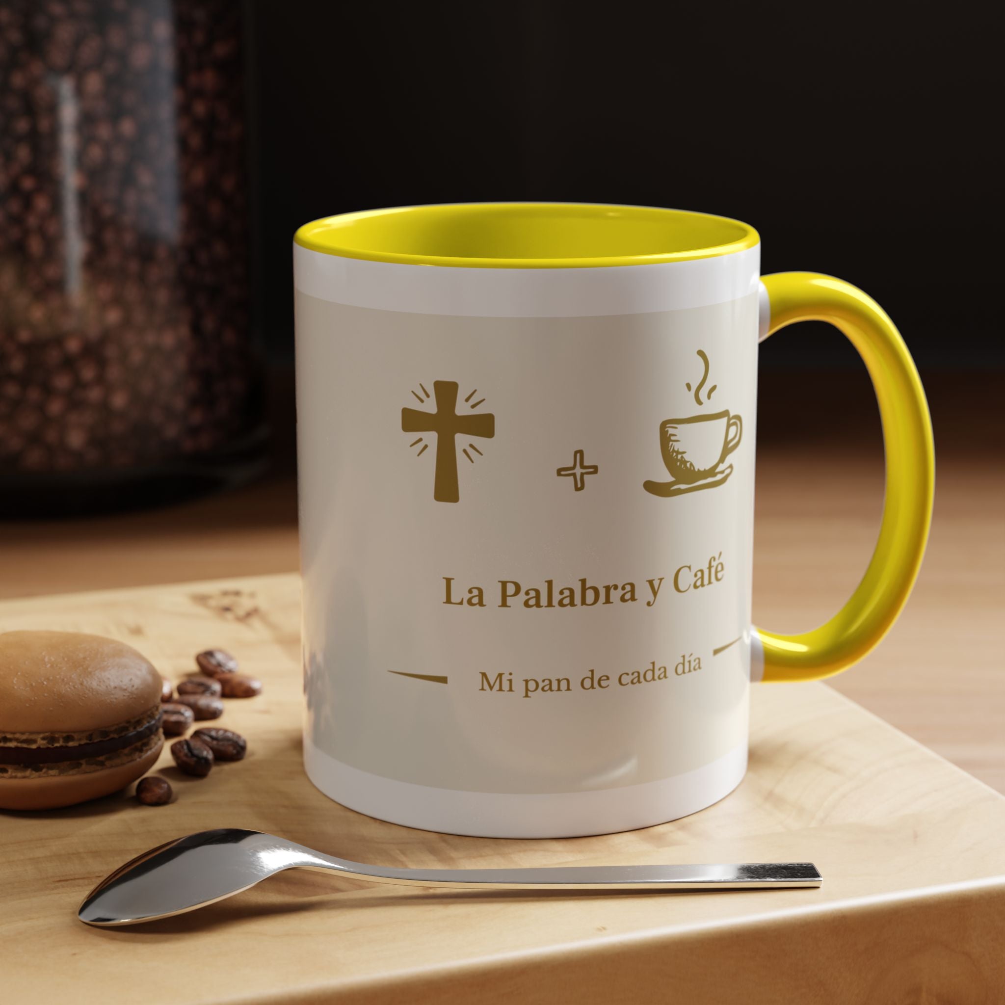 Faith-Inspired Coffee Mug - Mañana con Jesus y Cafe!