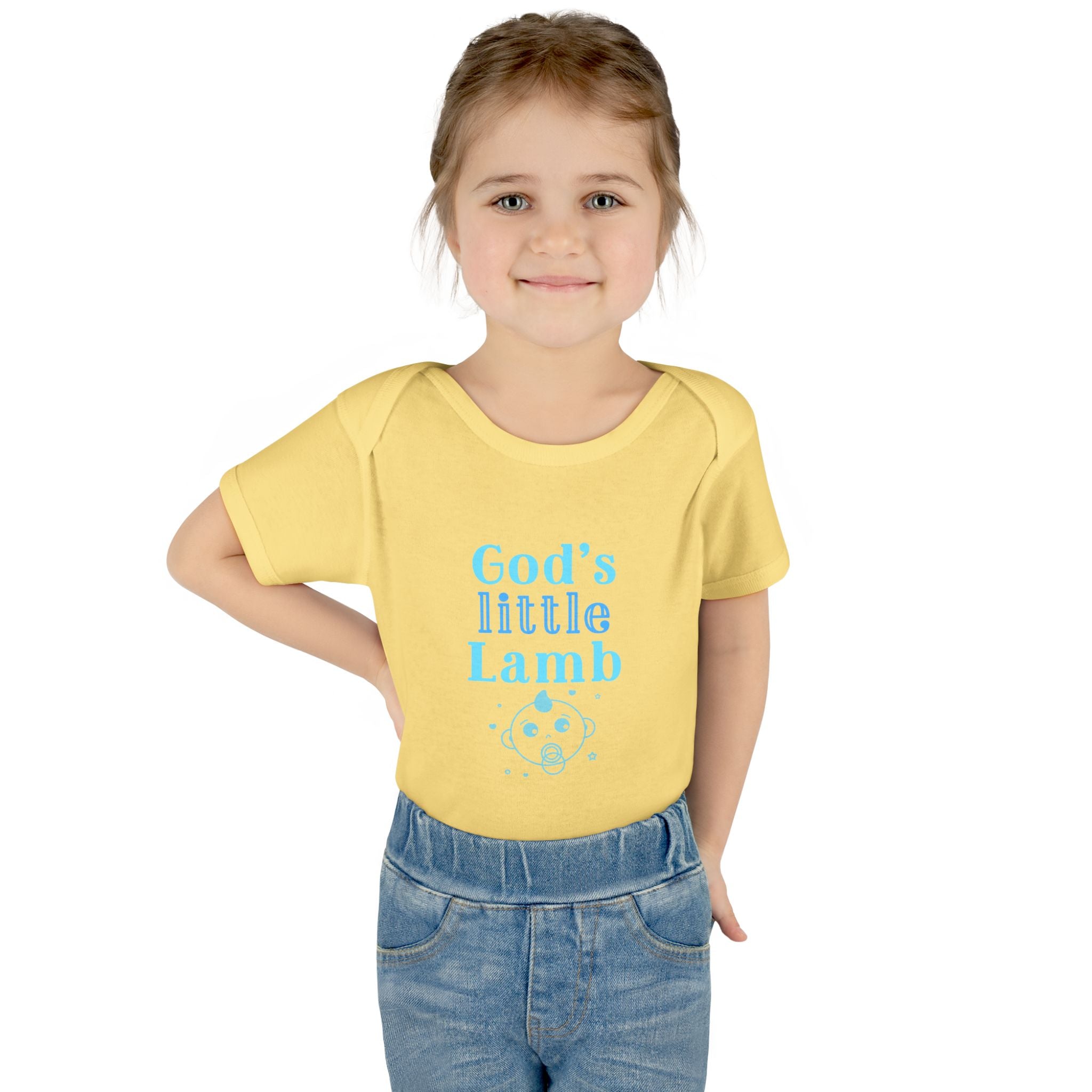 God's Little Lamb Infant Bodysuit, Cute Baby Outfit, Baby Shower Gift, Newborn Clothes, Christian Baby Apparel