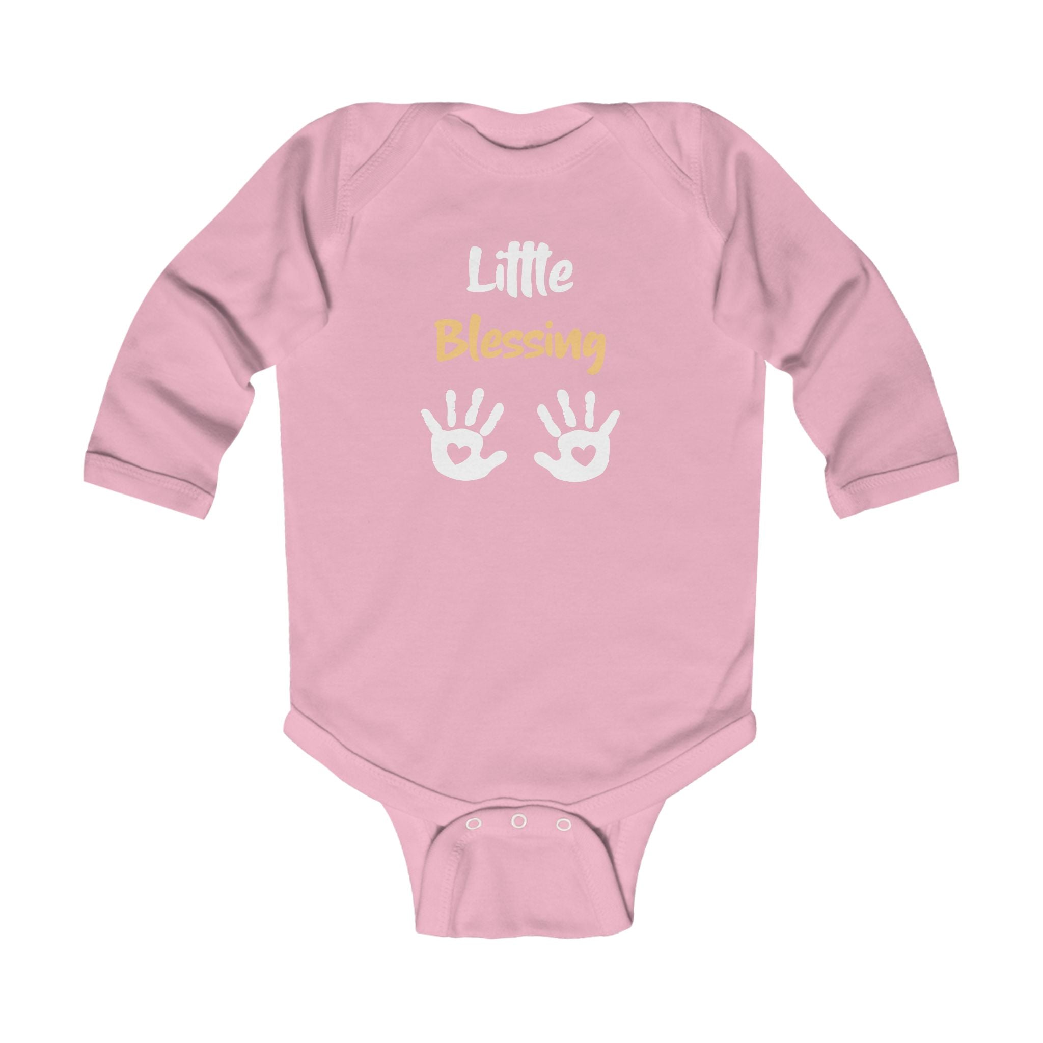 Baby Onesie - Little Blessing Infant Long Sleeve Bodysuit - Little Blessing