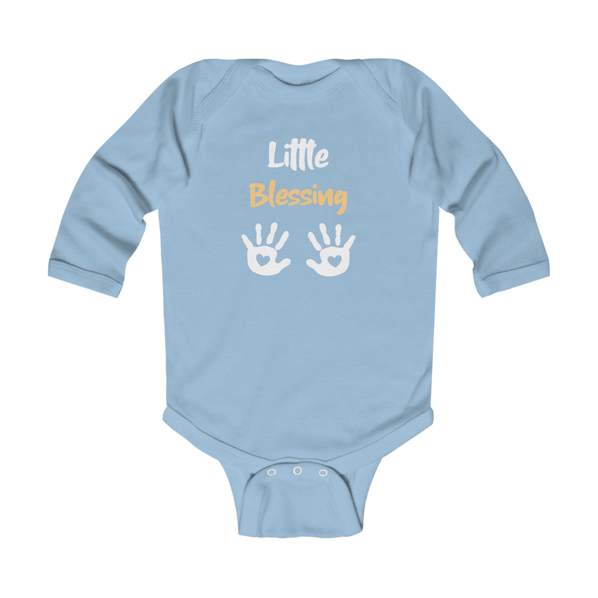 Baby Onesie - Little Blessing Infant Long Sleeve Bodysuit - Little Blessing
