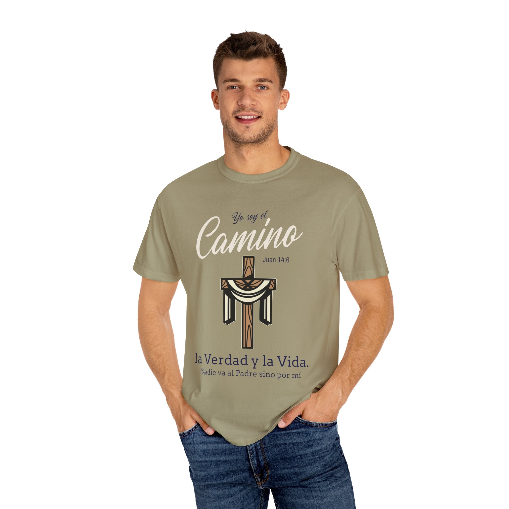 Unisex T-shirt Spanish Religious Quote Juan 14:6 - Yo soy el Camino Y La Verda.