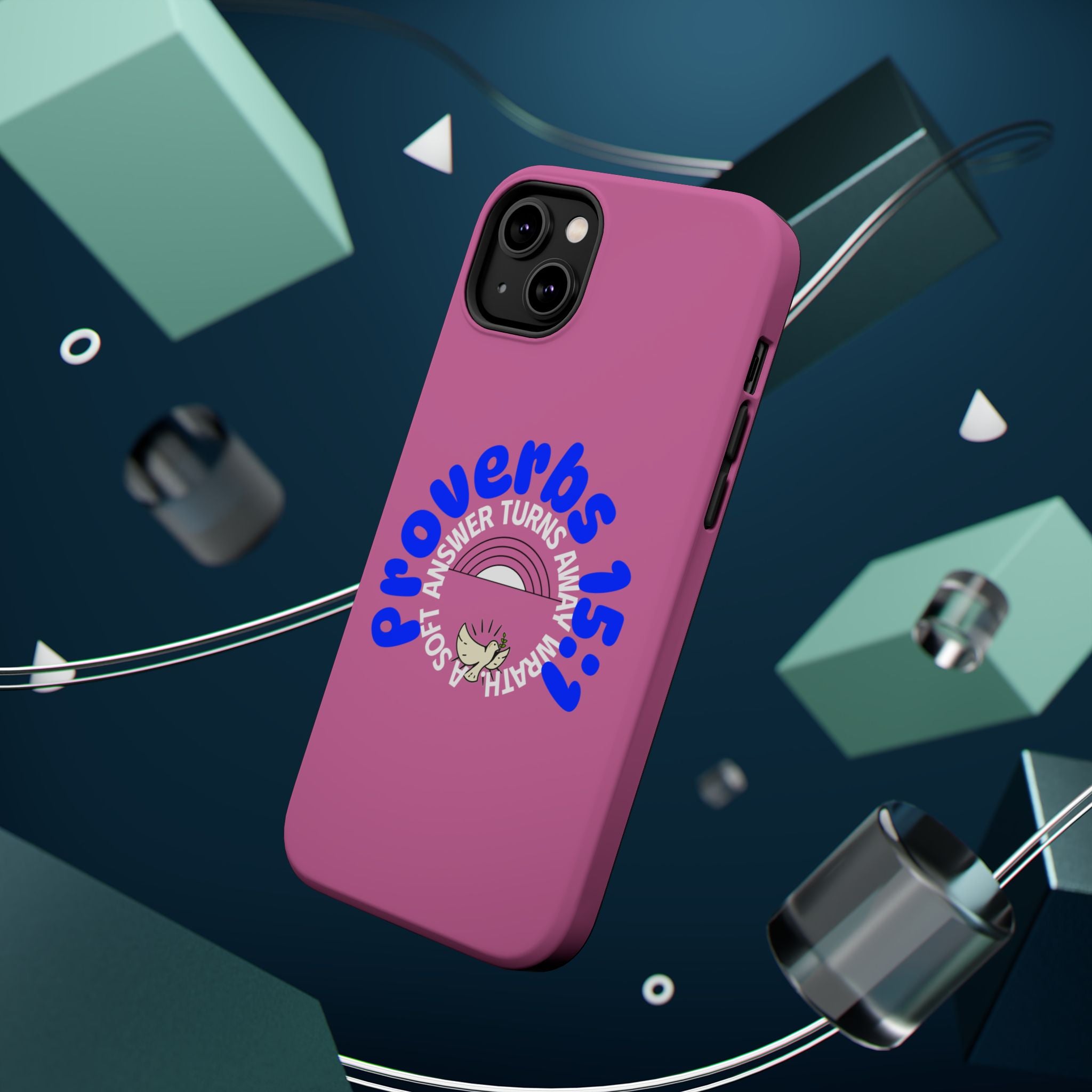 Stylish Magnetic Phone Case Proverbs verse Christian theme - Perfect Gift for Friends, Unique Phone Accessories, Trendy Cases for Her, Personalized Mobile Covers, [...]