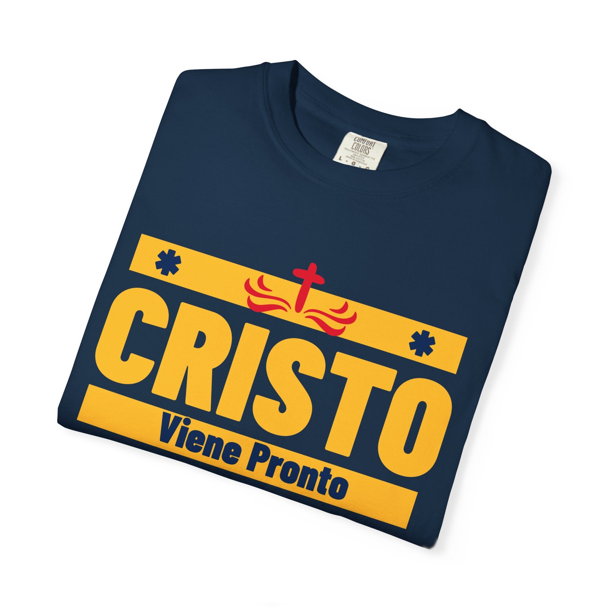 Cristo Viene Pronto Español Faith-Unisex Tee unisex, Family Spiritual Gift, Casual Wear, Perfect for couples or Family Para Hombre y Mujer, Christian Attire