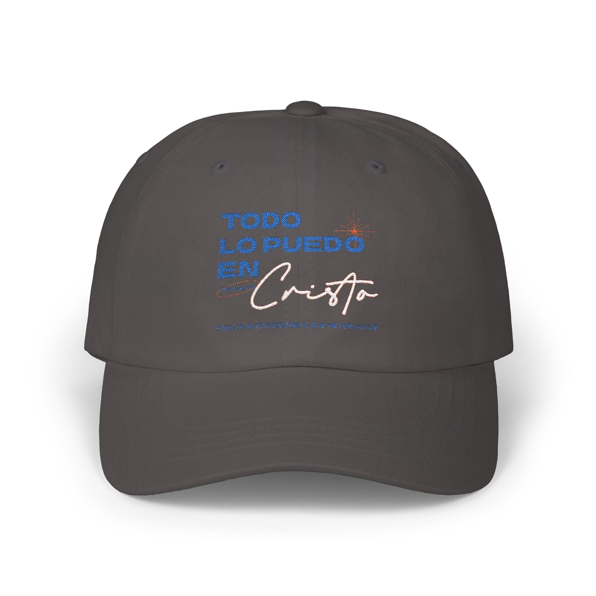 Dad Cap - Todo lo Puedo en Cristo | Cap - Hat in Spanish | Gift for Dads, brothers, friends | Vintage Style Hat | Birthday Gift