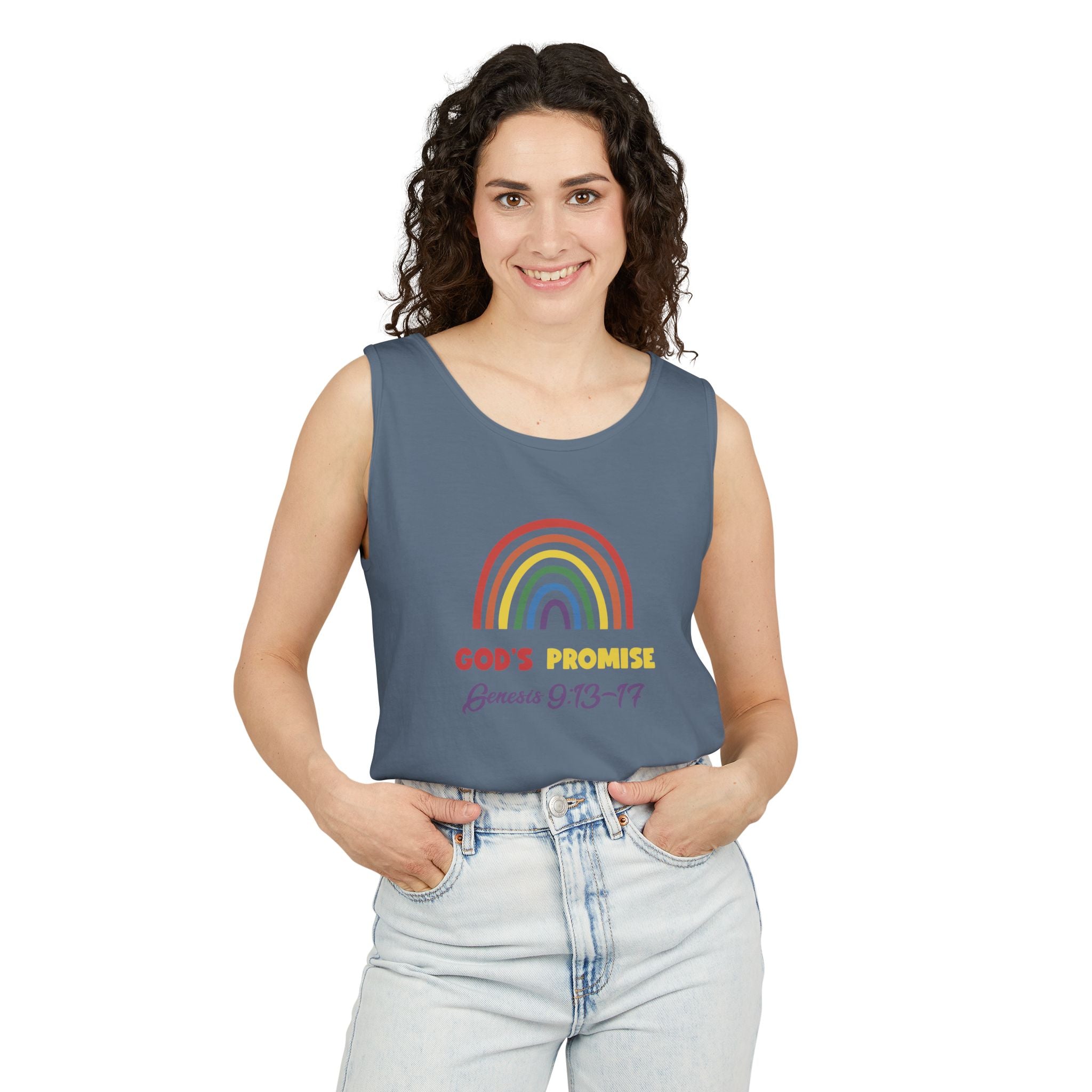 Tank Top God Promise Tee for Her - Genesis 9:13:17