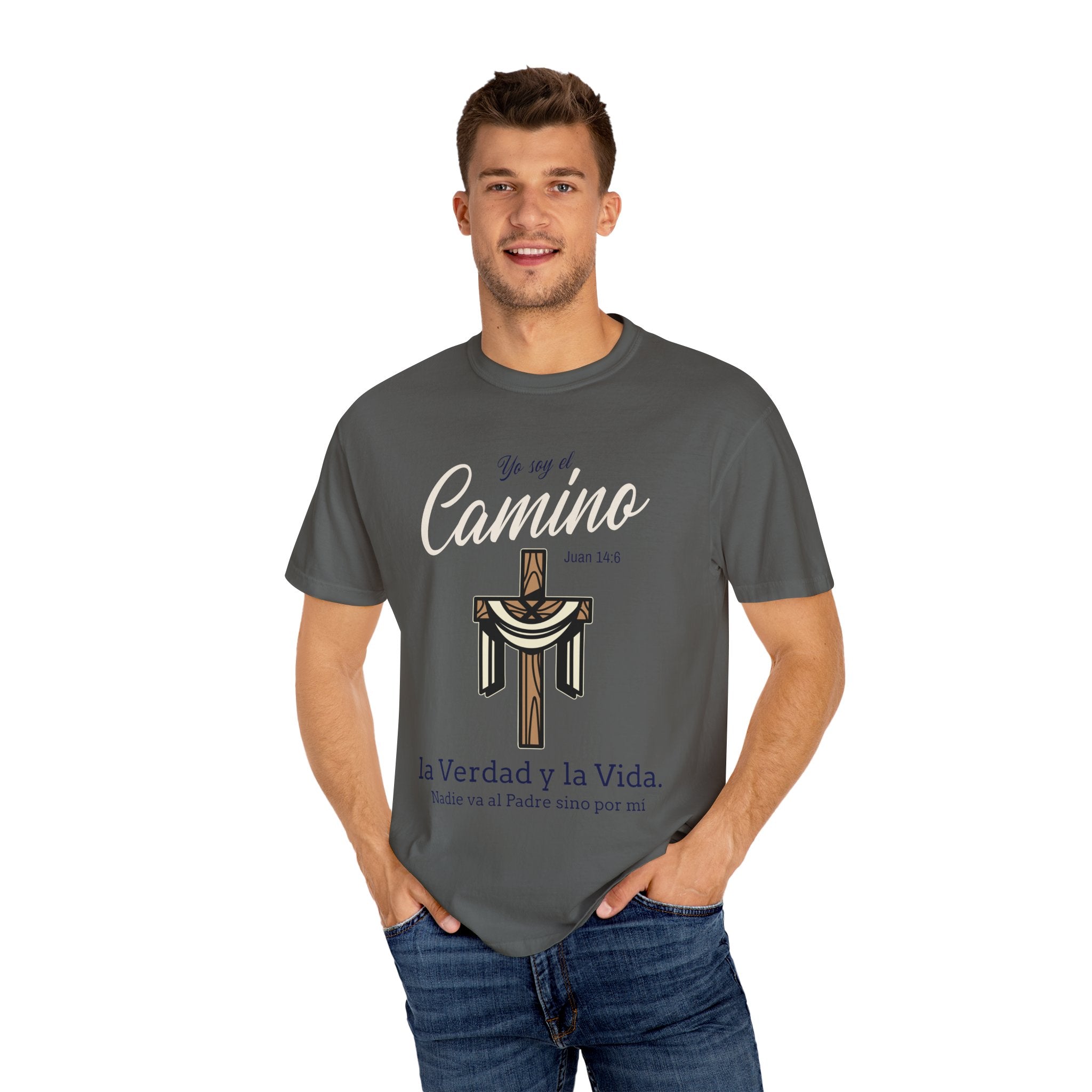 Unisex T-shirt Spanish Religious Quote Juan 14:6 - Yo soy el Camino Y La Verda.