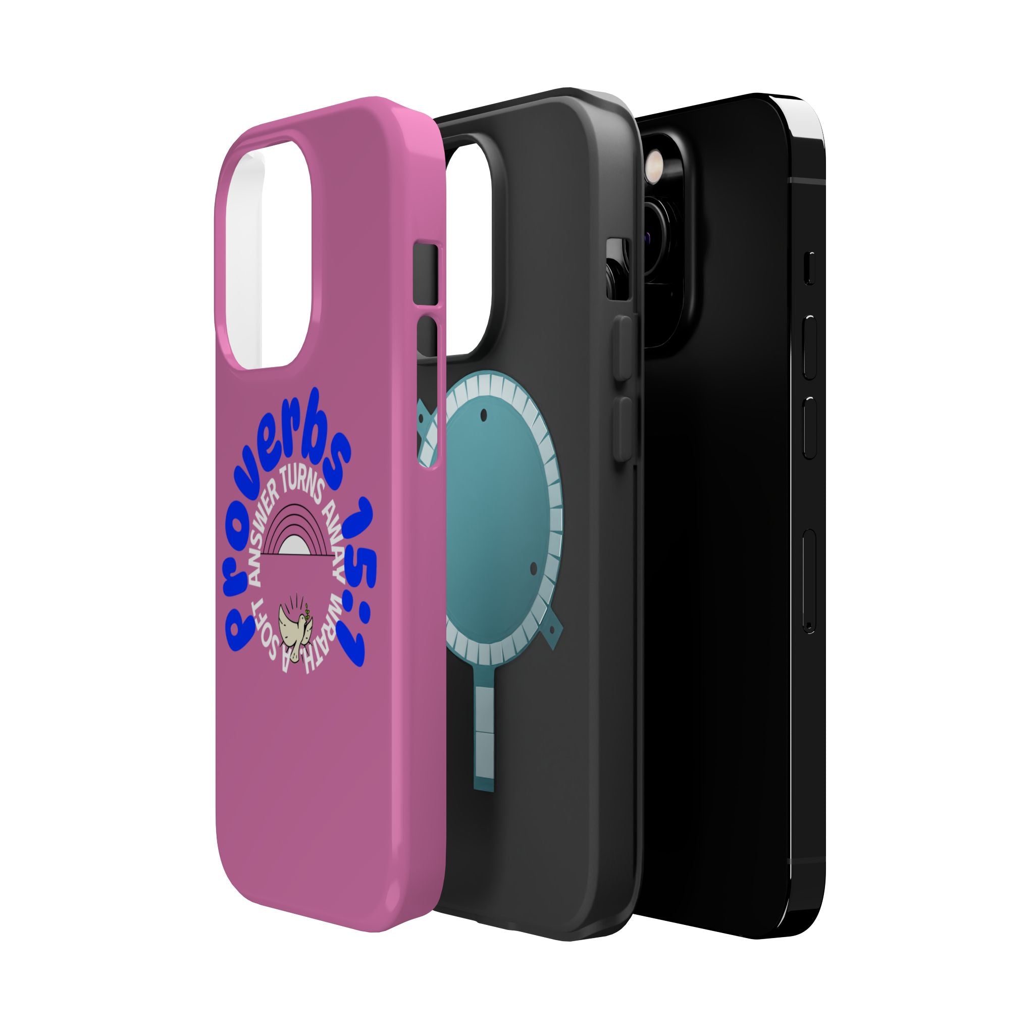 Stylish Magnetic Phone Case Proverbs verse Christian theme - Perfect Gift for Friends, Unique Phone Accessories, Trendy Cases for Her, Personalized Mobile Covers, [...]
