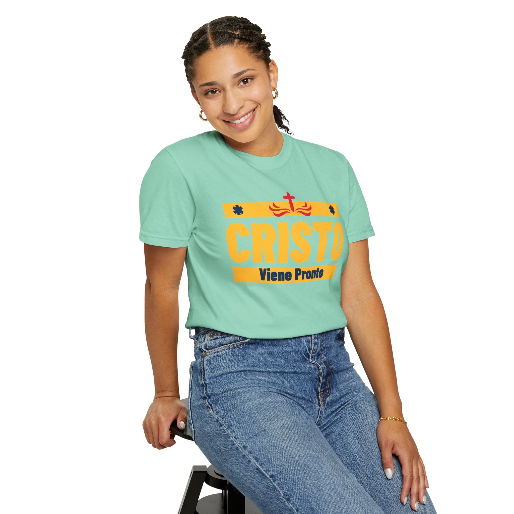 Cristo Viene Pronto Español Faith-Unisex Tee unisex, Family Spiritual Gift, Casual Wear, Perfect for couples or Family Para Hombre y Mujer, Christian Attire