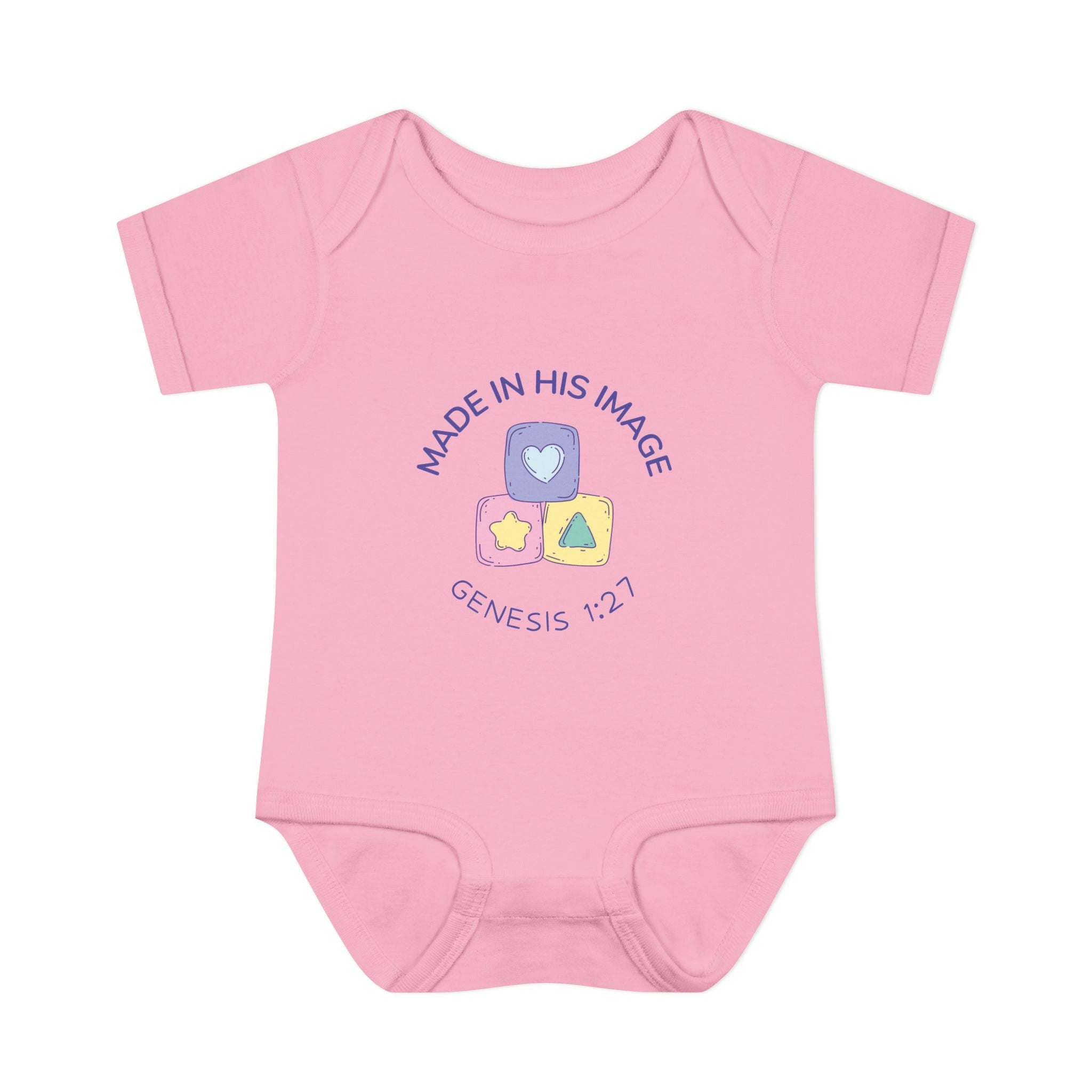 Made in God's Image Infant Bodysuit, Cute Baby Outfit, Baby Shower Gift, Newborn Clothes, Christian Baby Apparel