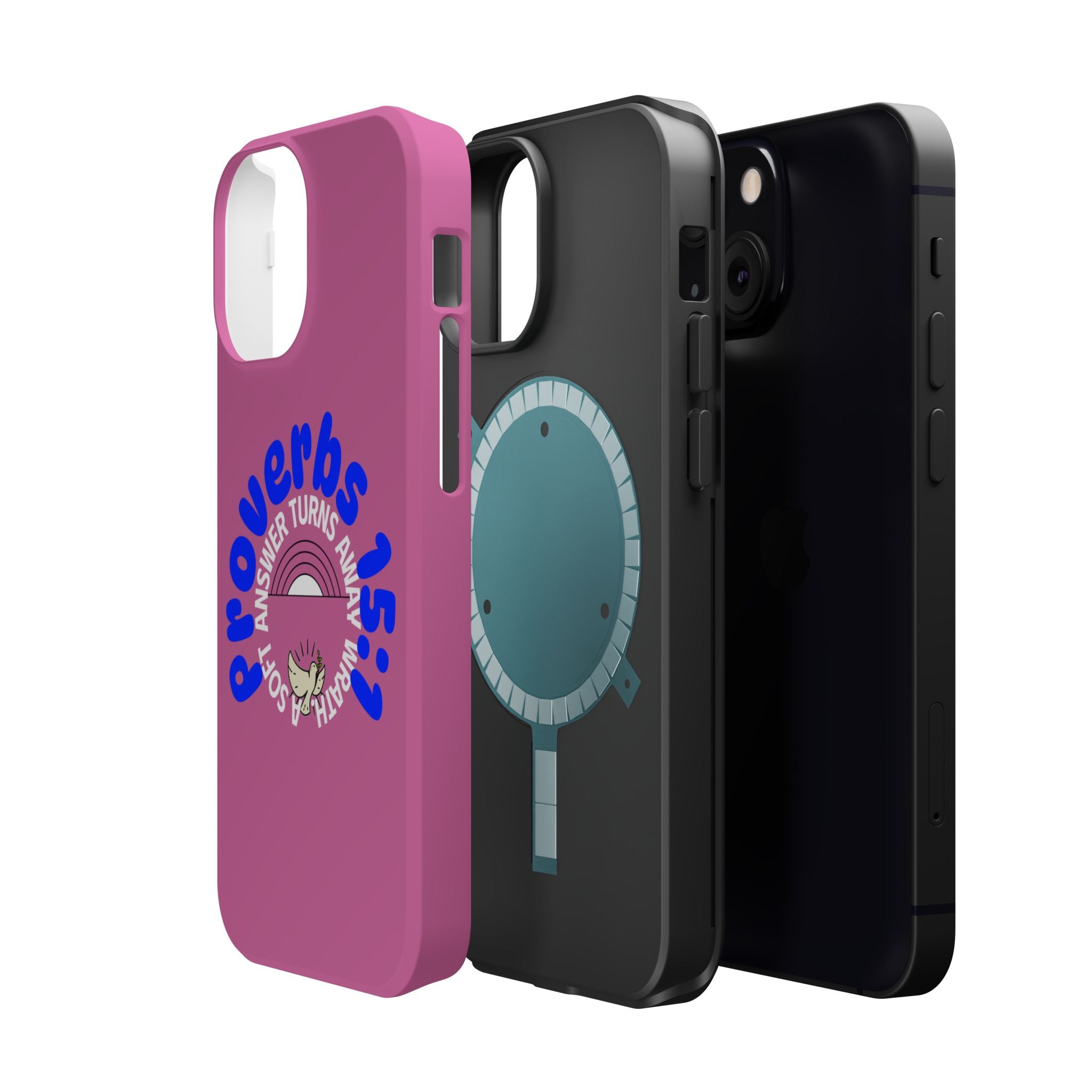 Stylish Magnetic Phone Case Proverbs verse Christian theme - Perfect Gift for Friends, Unique Phone Accessories, Trendy Cases for Her, Personalized Mobile Covers, [...]