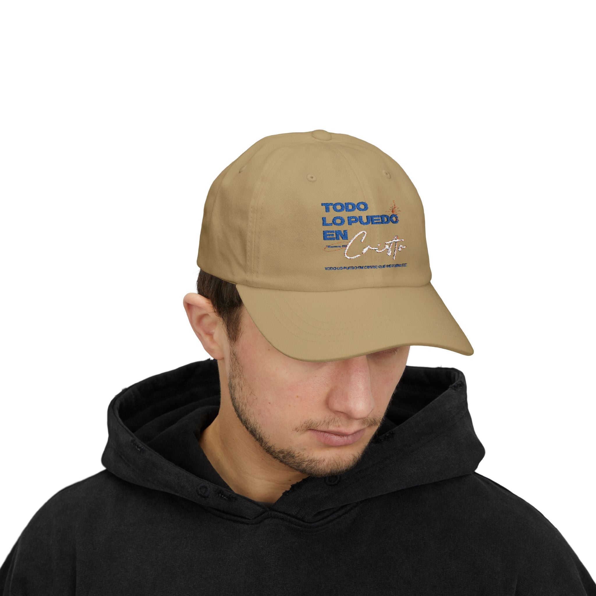 Dad Cap - Todo lo Puedo en Cristo | Cap - Hat in Spanish | Gift for Dads, brothers, friends | Vintage Style Hat | Birthday Gift