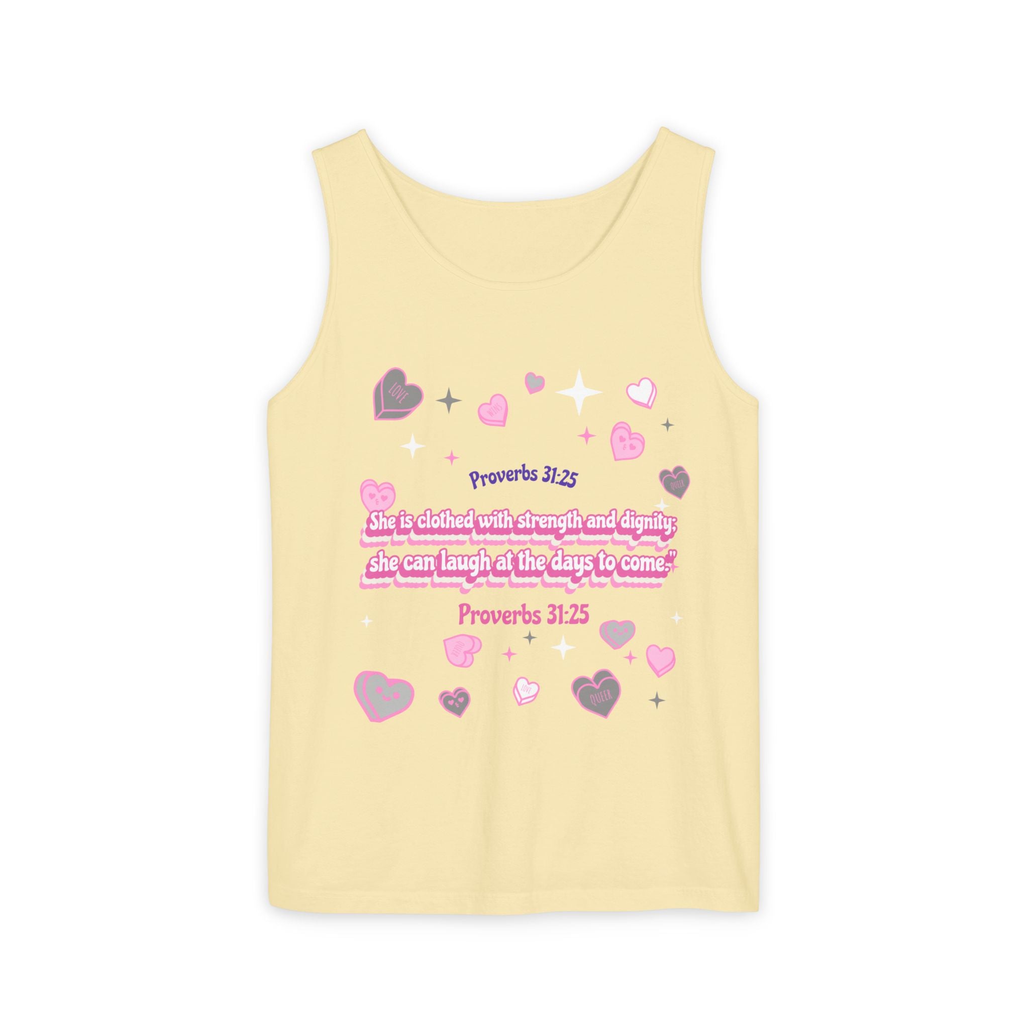 Women's Favorite Tee -Inspired bible verse Proverbs 31:25- Birthday, Gift, Family tshirts, Sisters