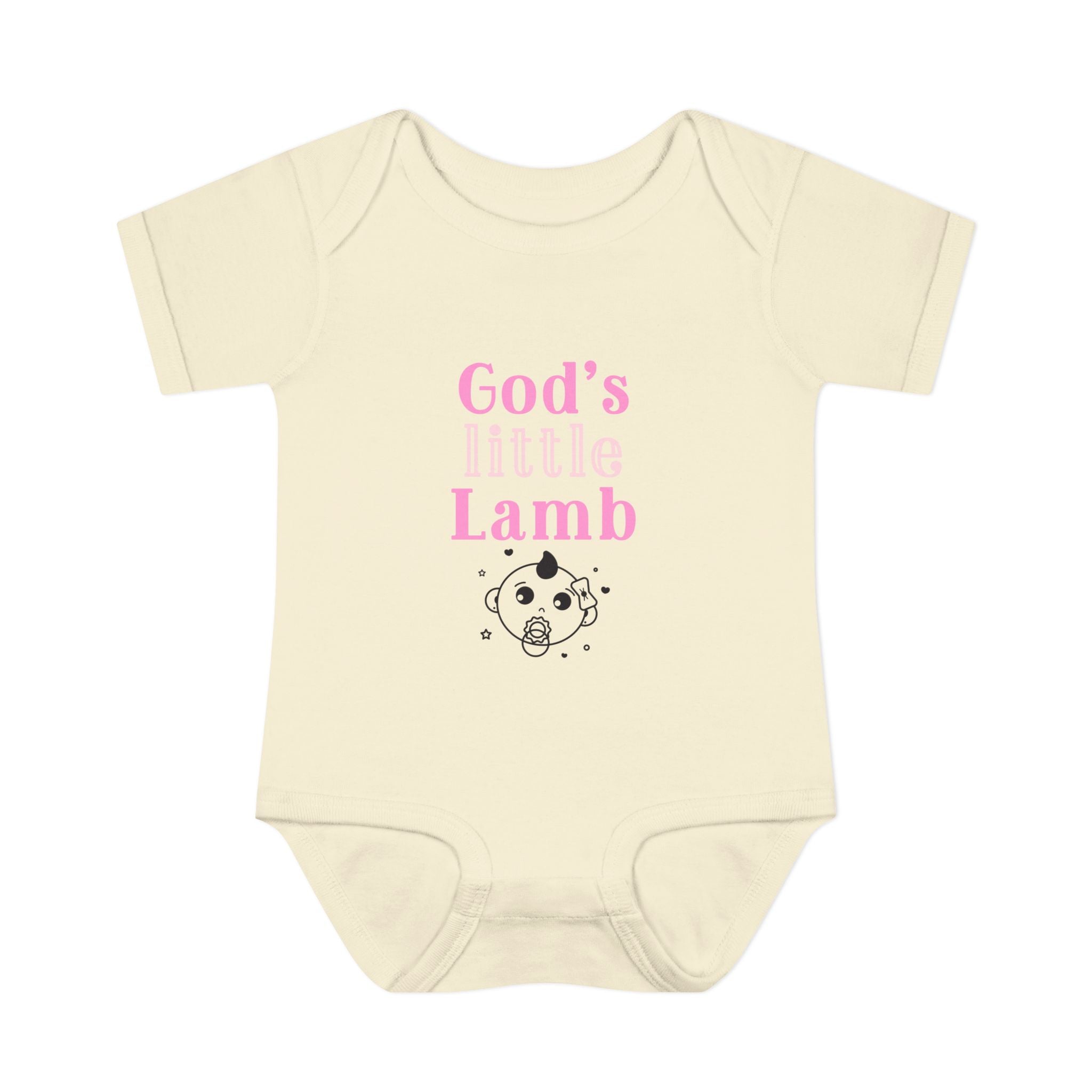 God's Little Lamb Infant Bodysuit, Cute Baby Outfit, Baby Shower Gift Girl, Newborn Clothes, Christian Baby Apparel